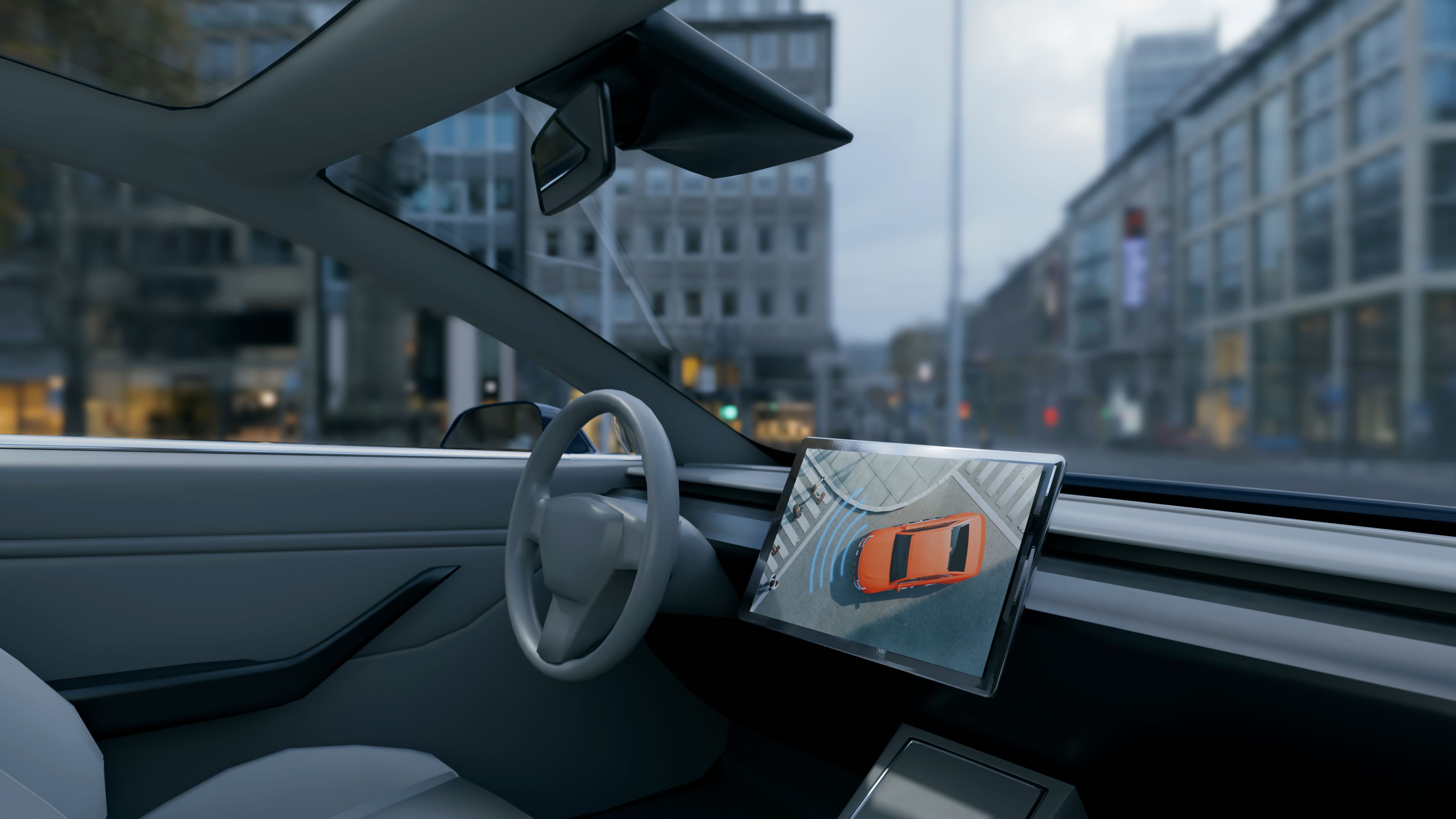 autonomous car interior