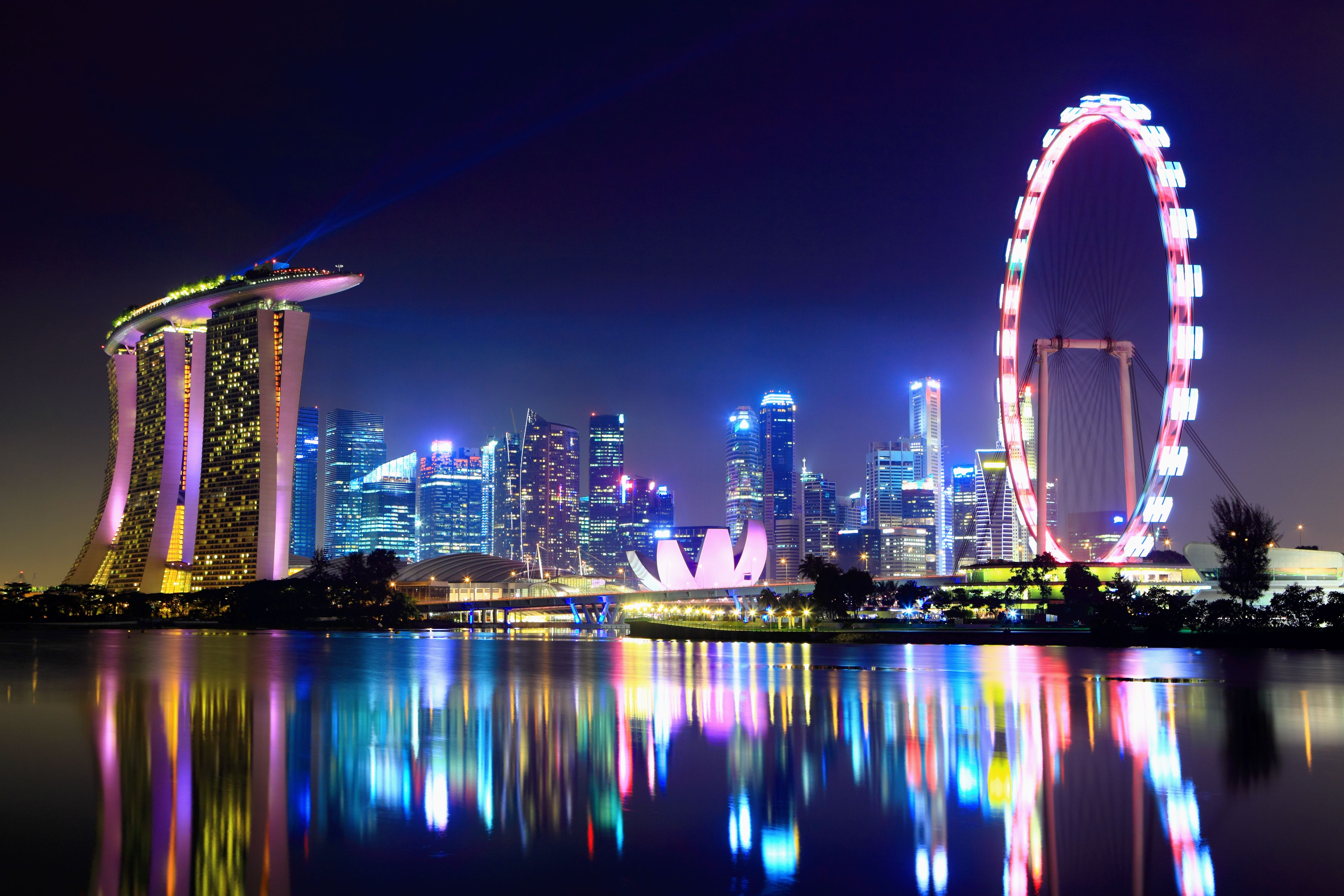 singapore city night
