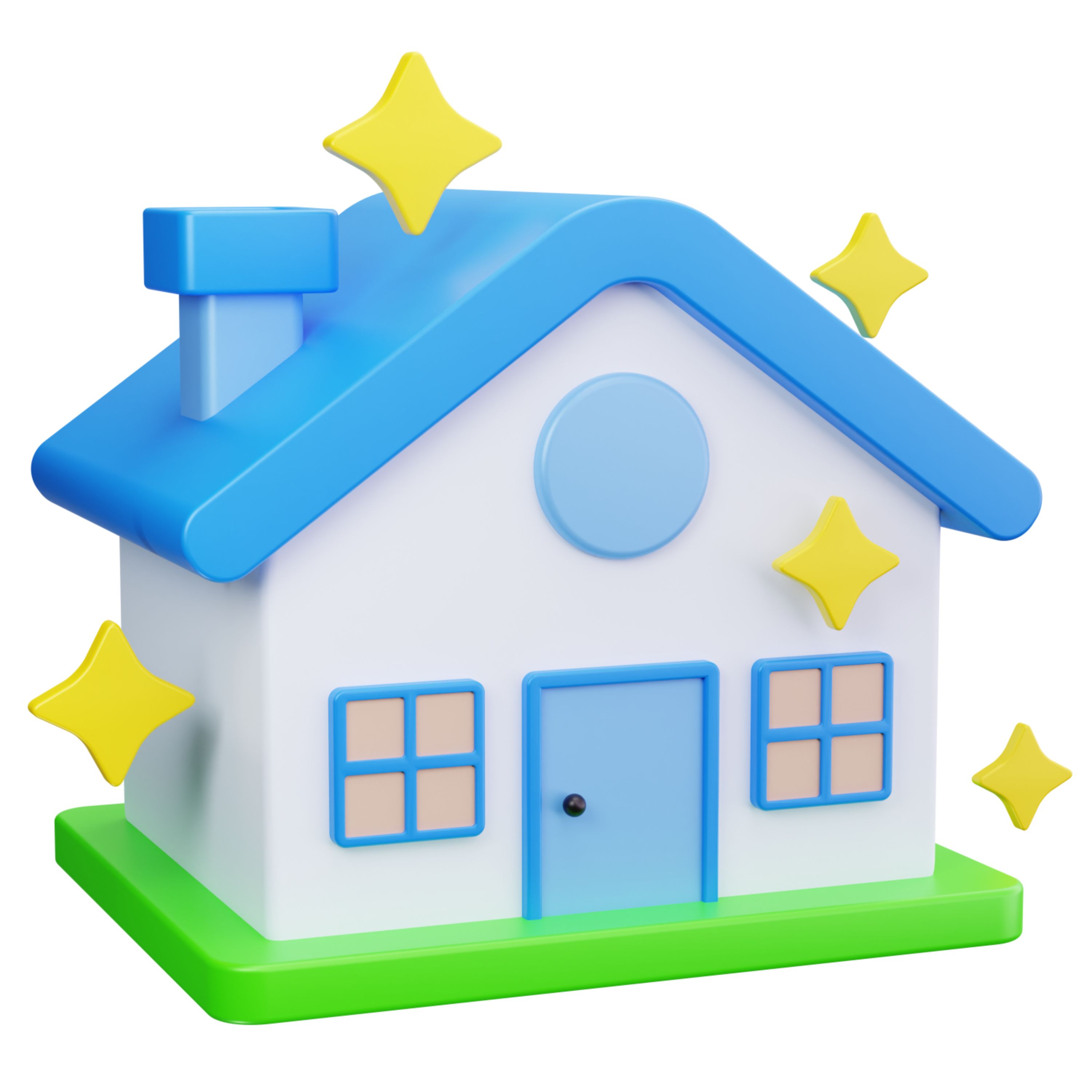 sparkling clean house