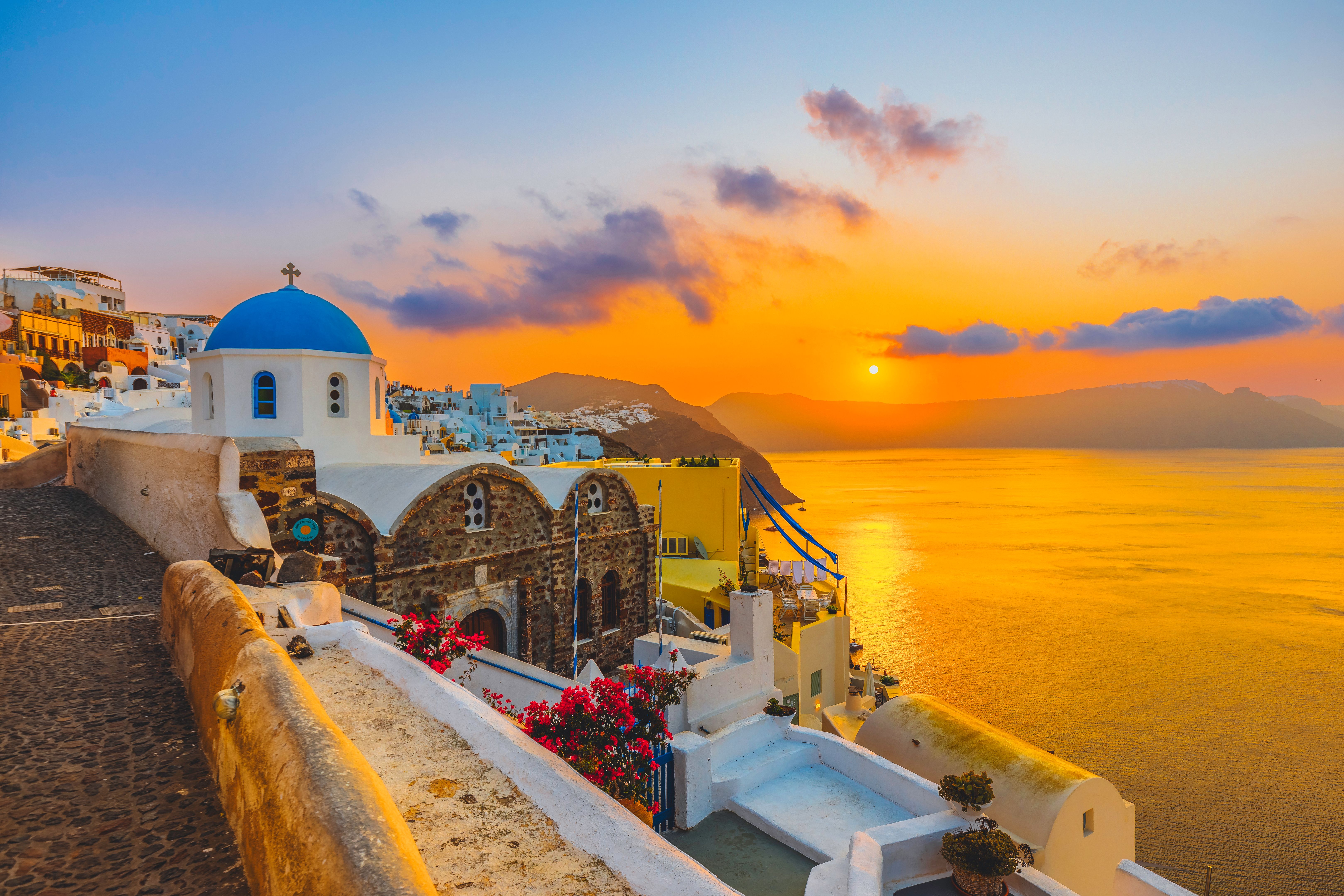 santorini landscape