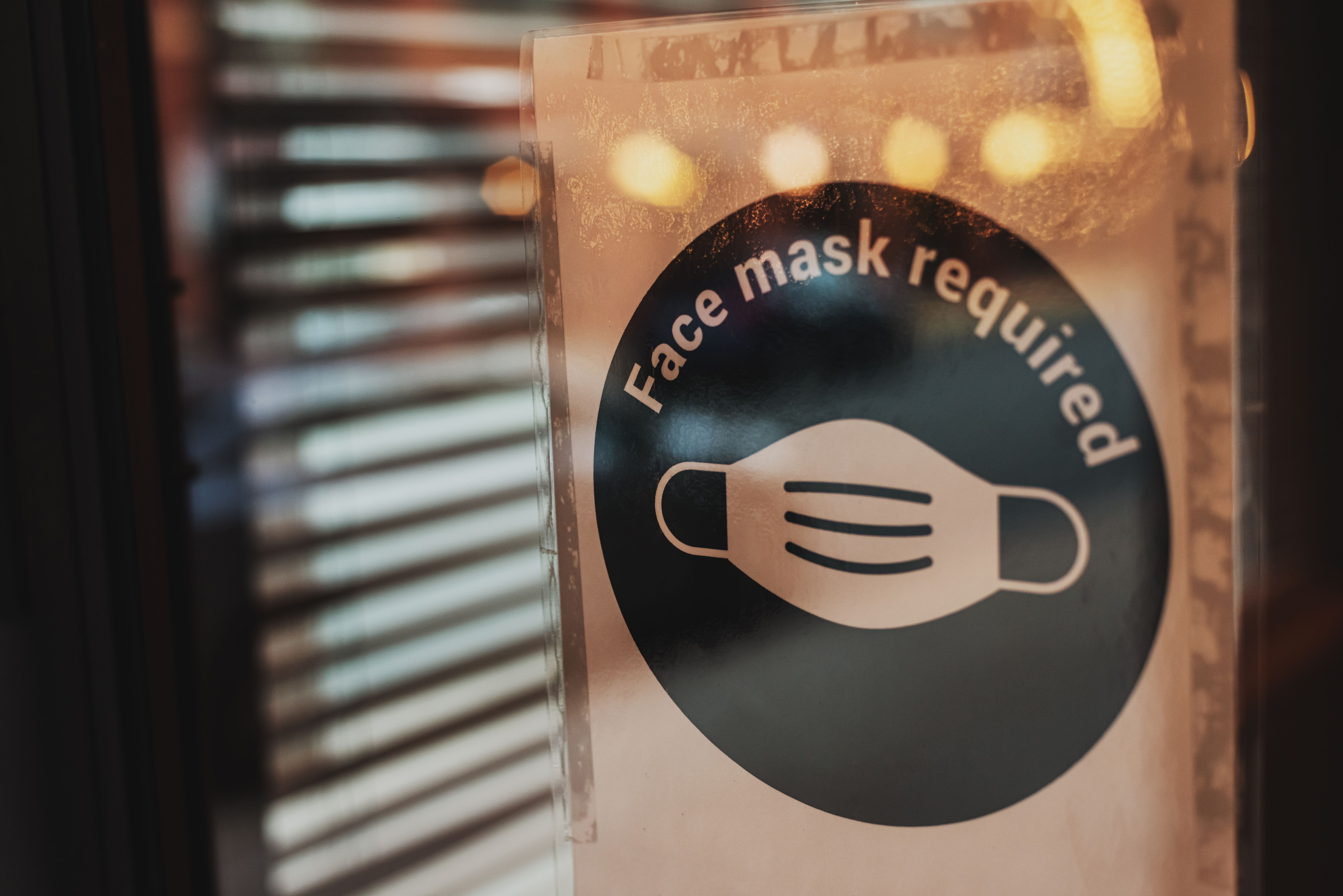 mask warning