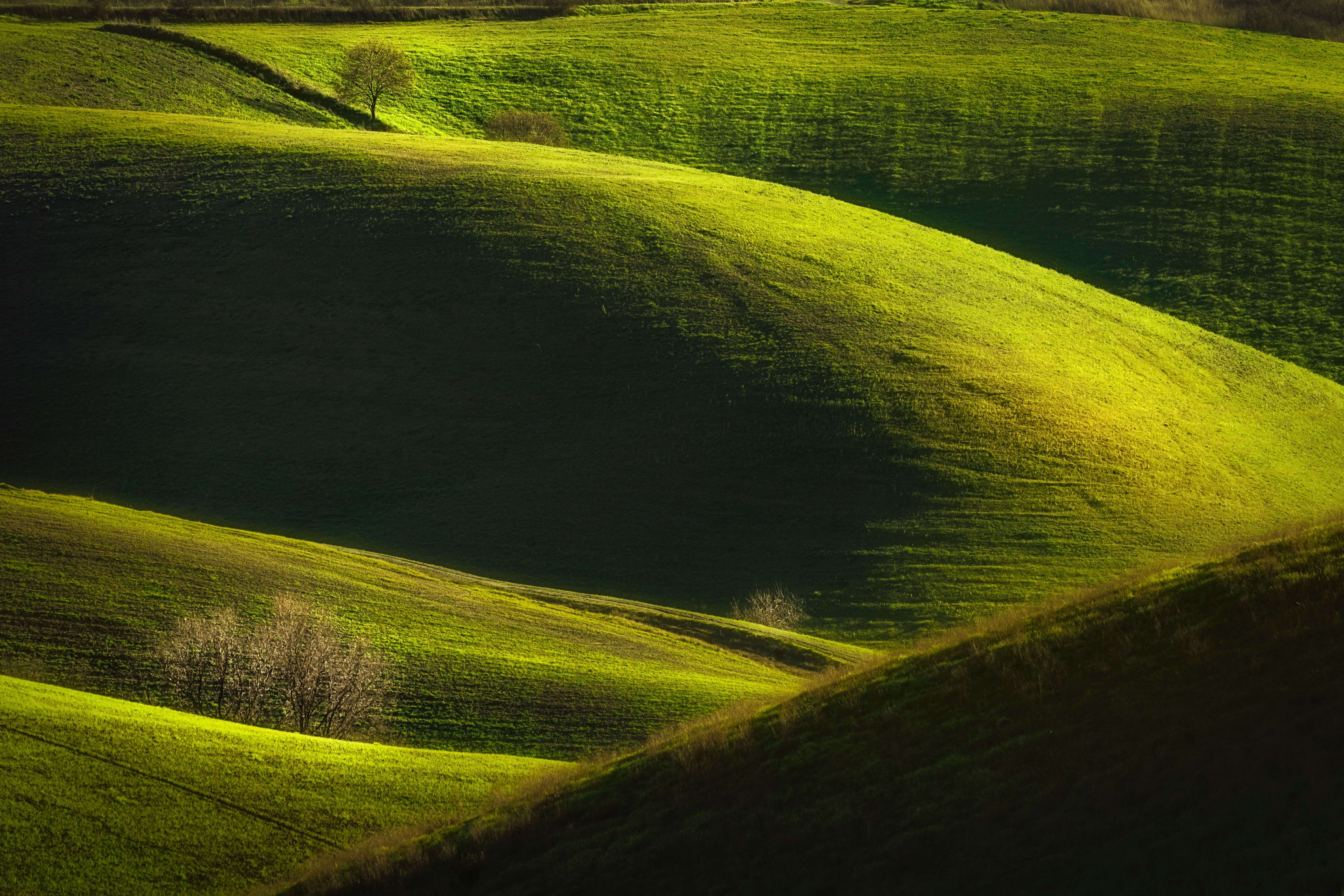 tuscan countryside winter