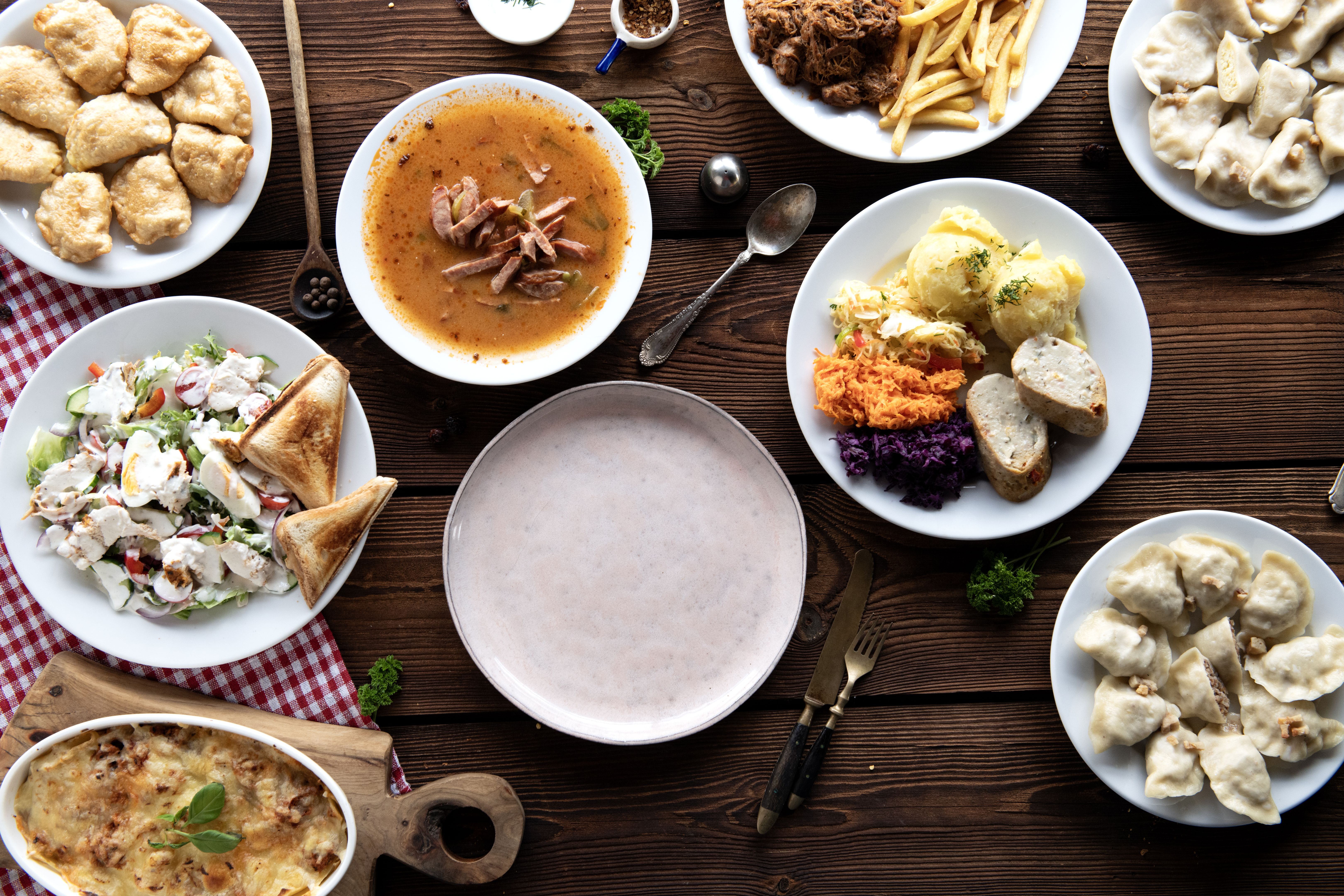 polish food table