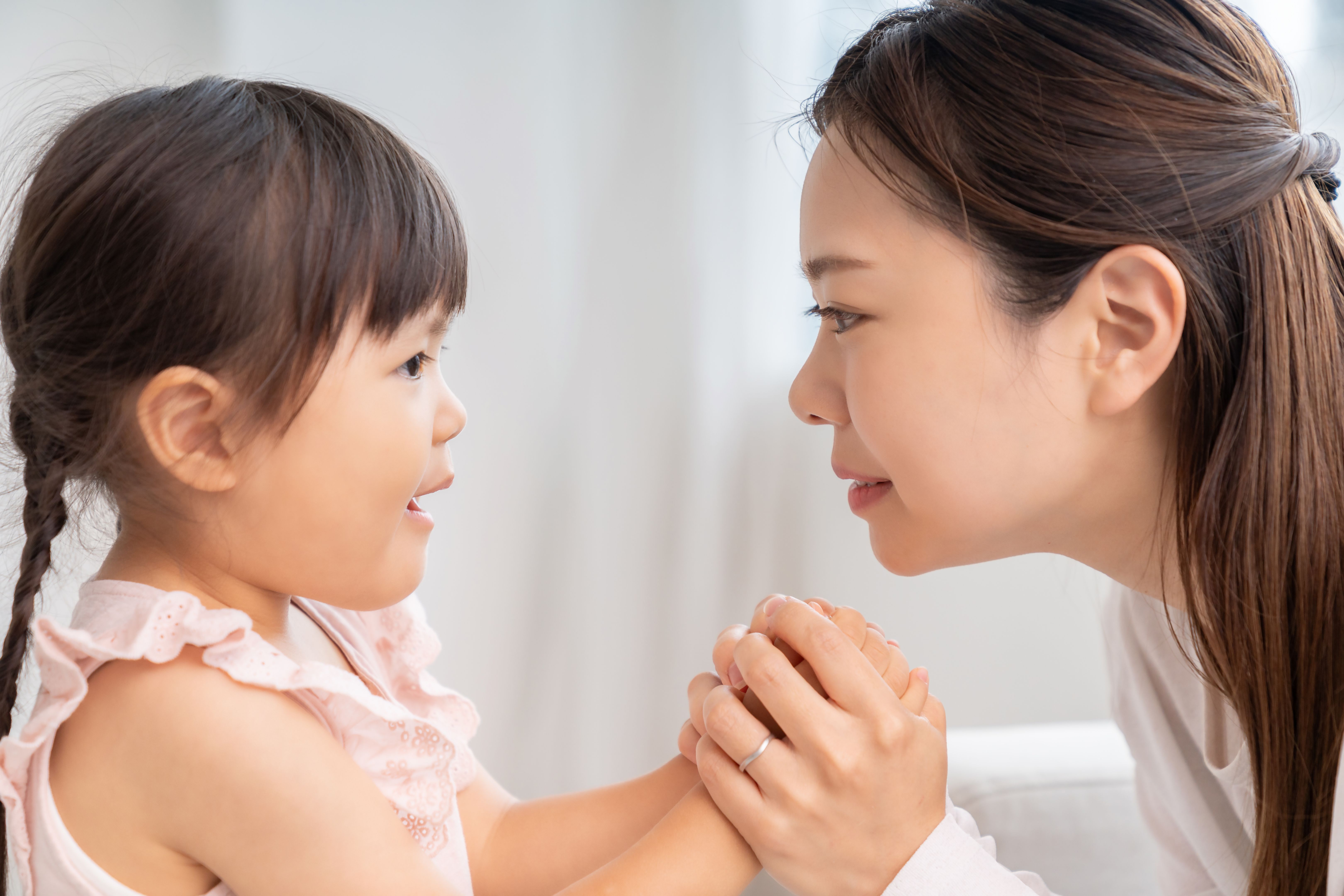 parent child talking