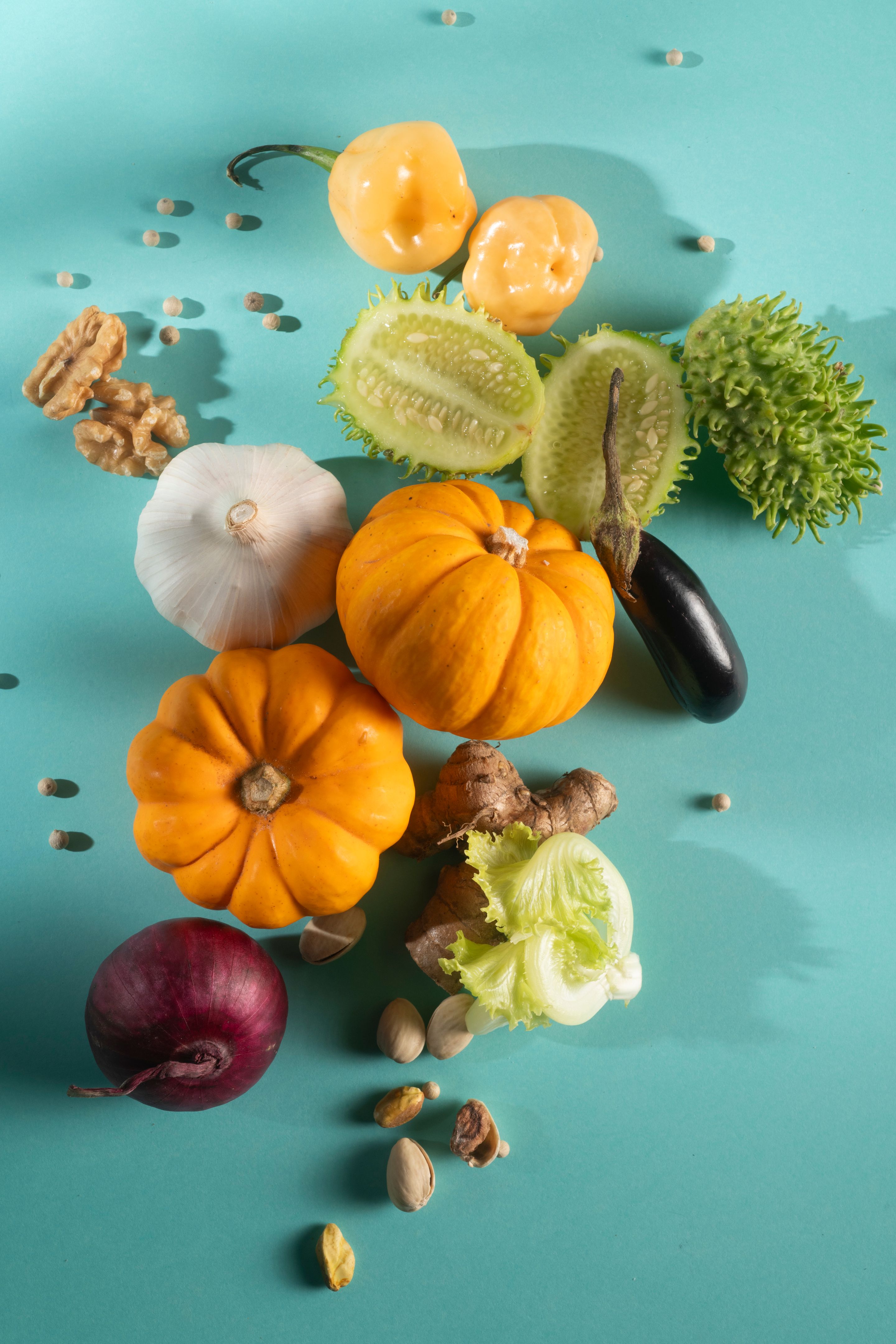 Food still life - Vegetable assortment.