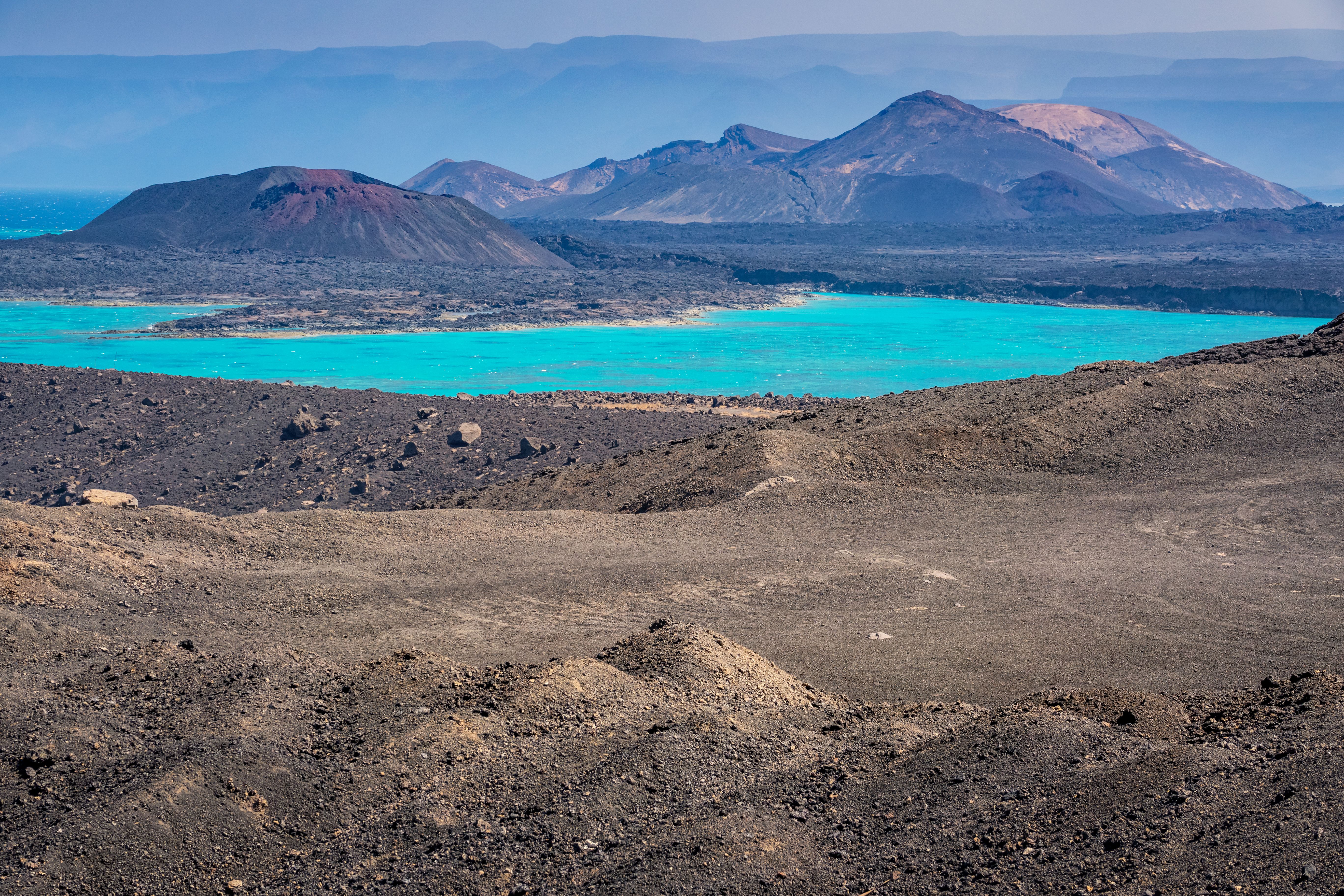 Lake Ghoubbet Djibouti Devil's Island Lake Ghoubbet Djibouti Devil's Island