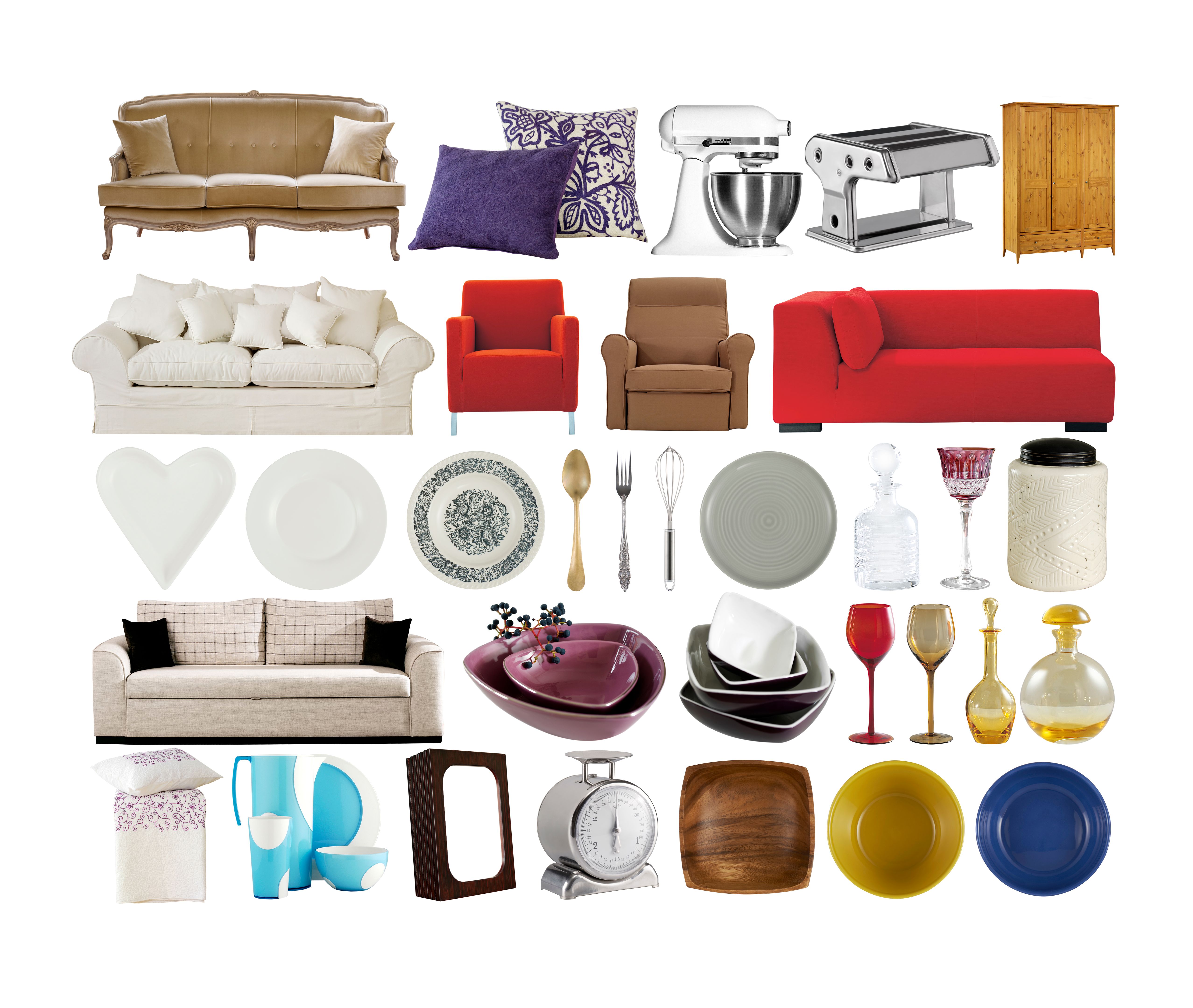 mix furniture styles