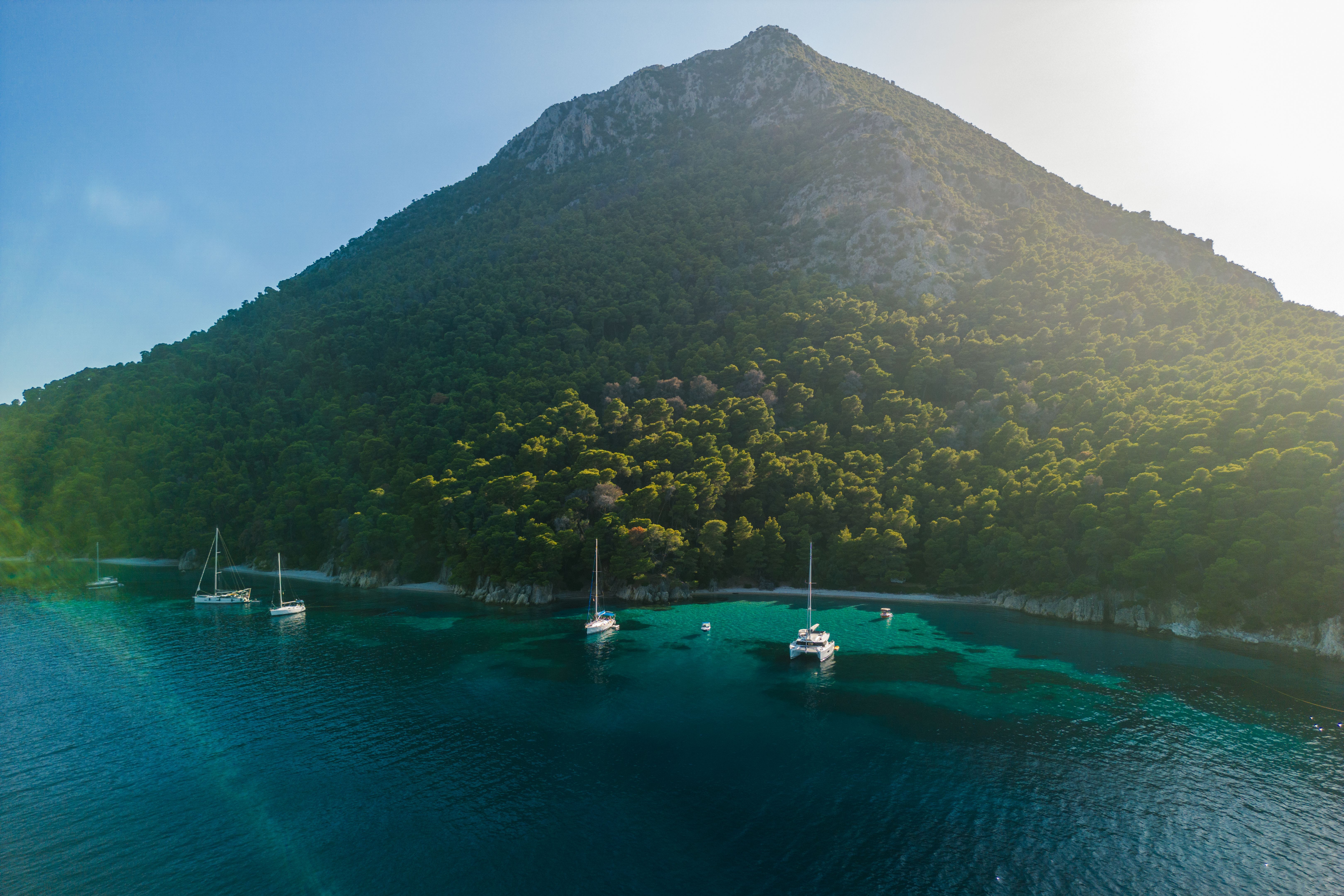 boat photography greece