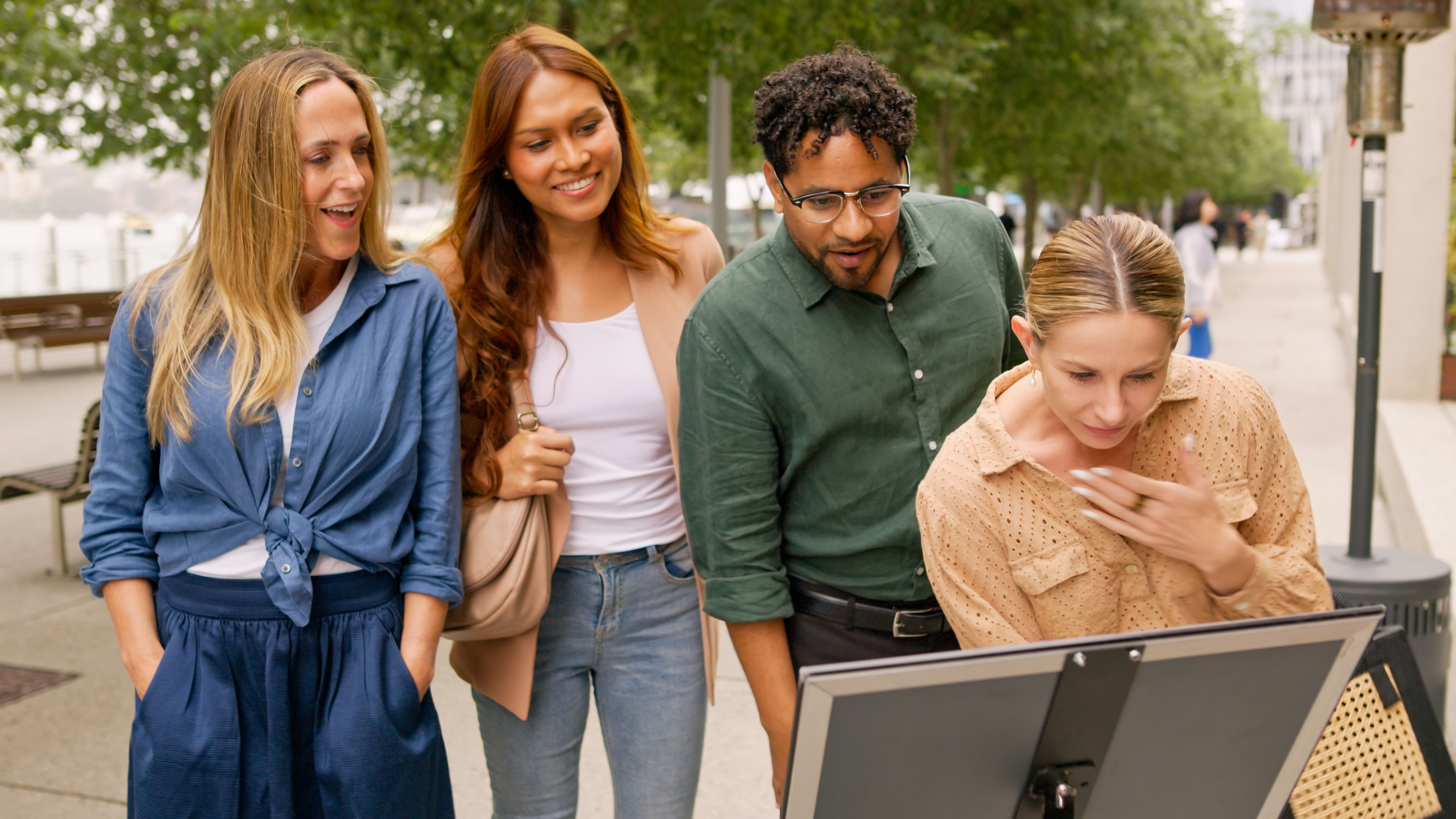 diverse age group online