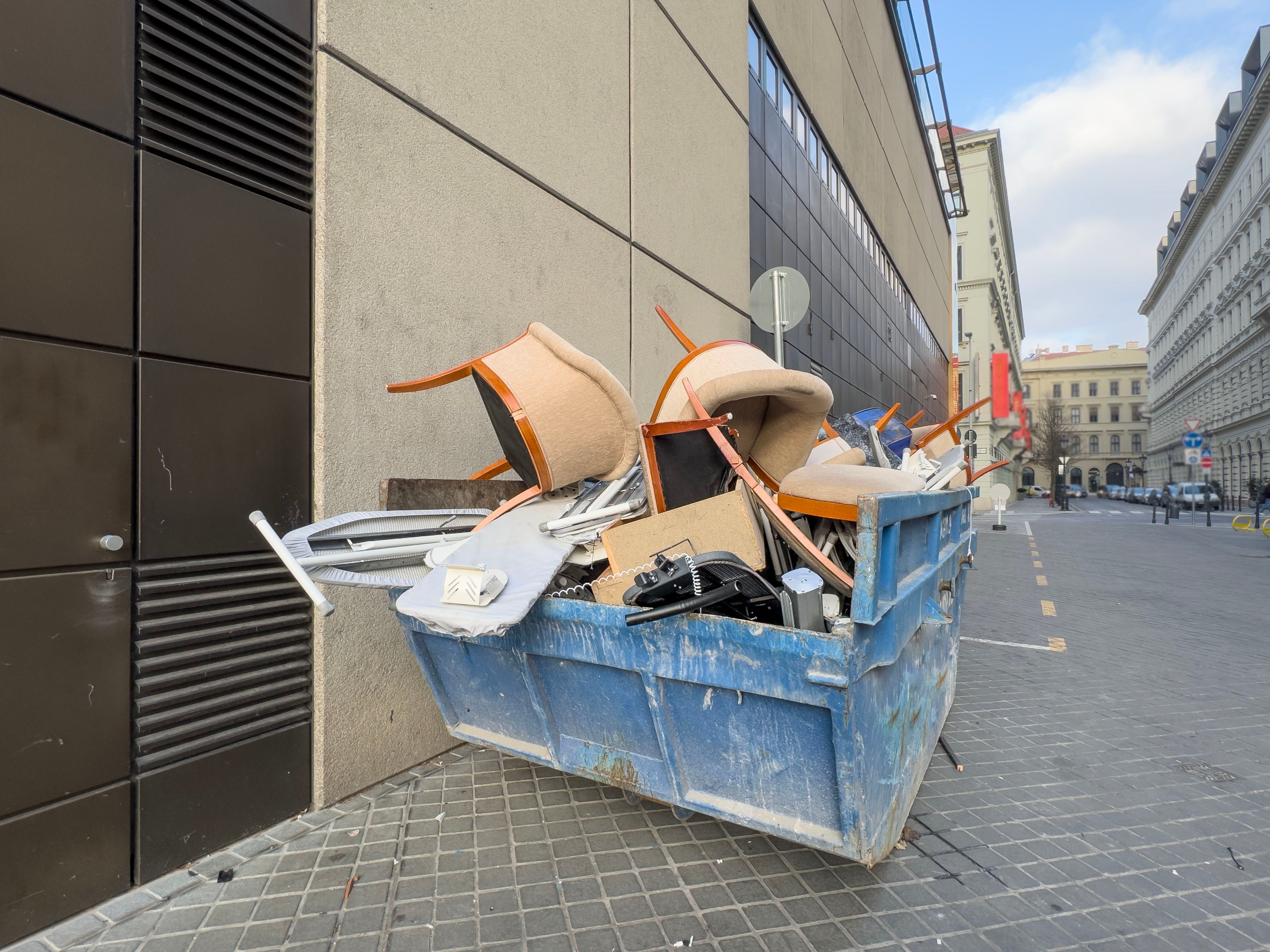 modern dumpster