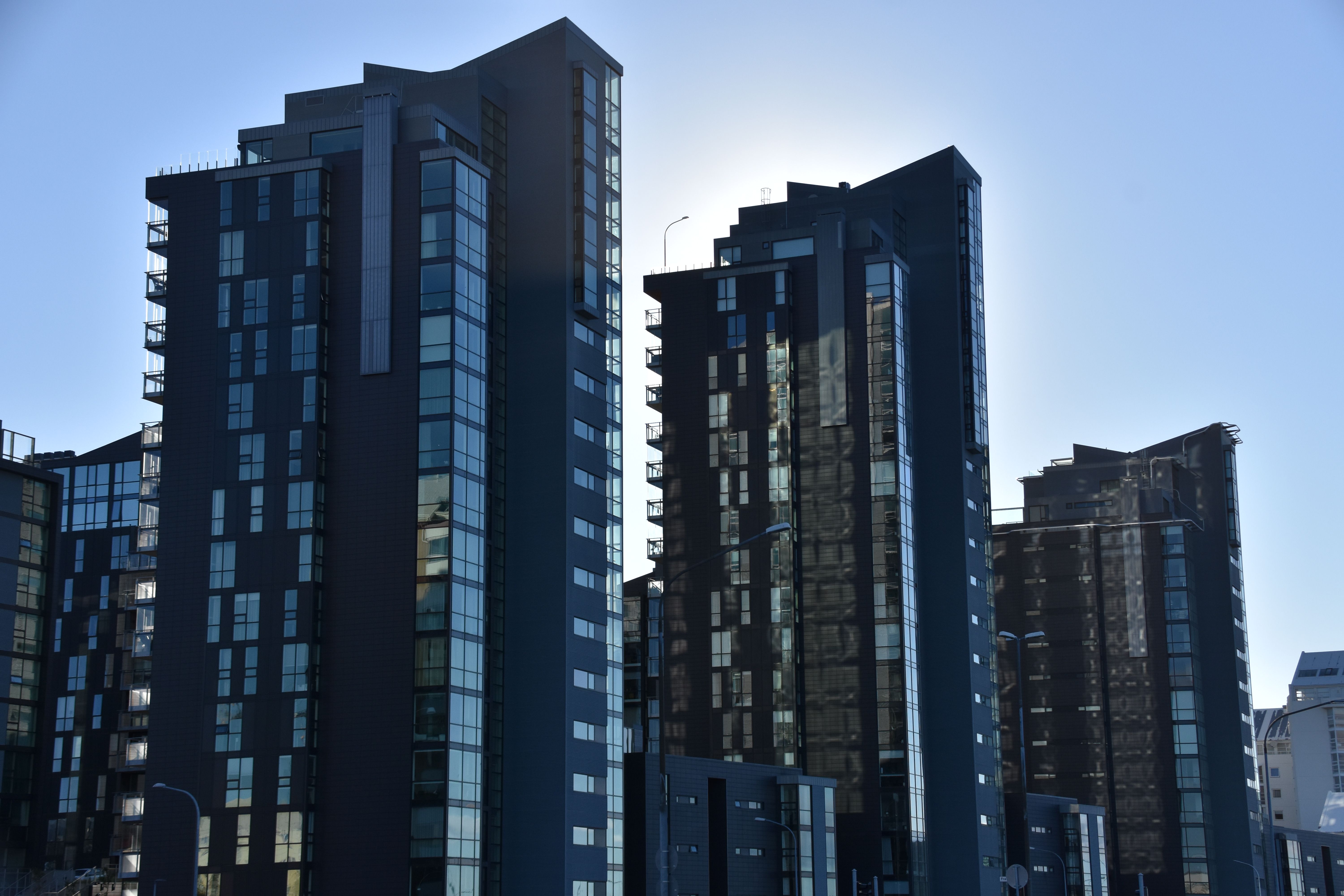 Modern skyscrapers in Reykjavik, Iceland Modern skyscrapers in Reykjavik, Iceland