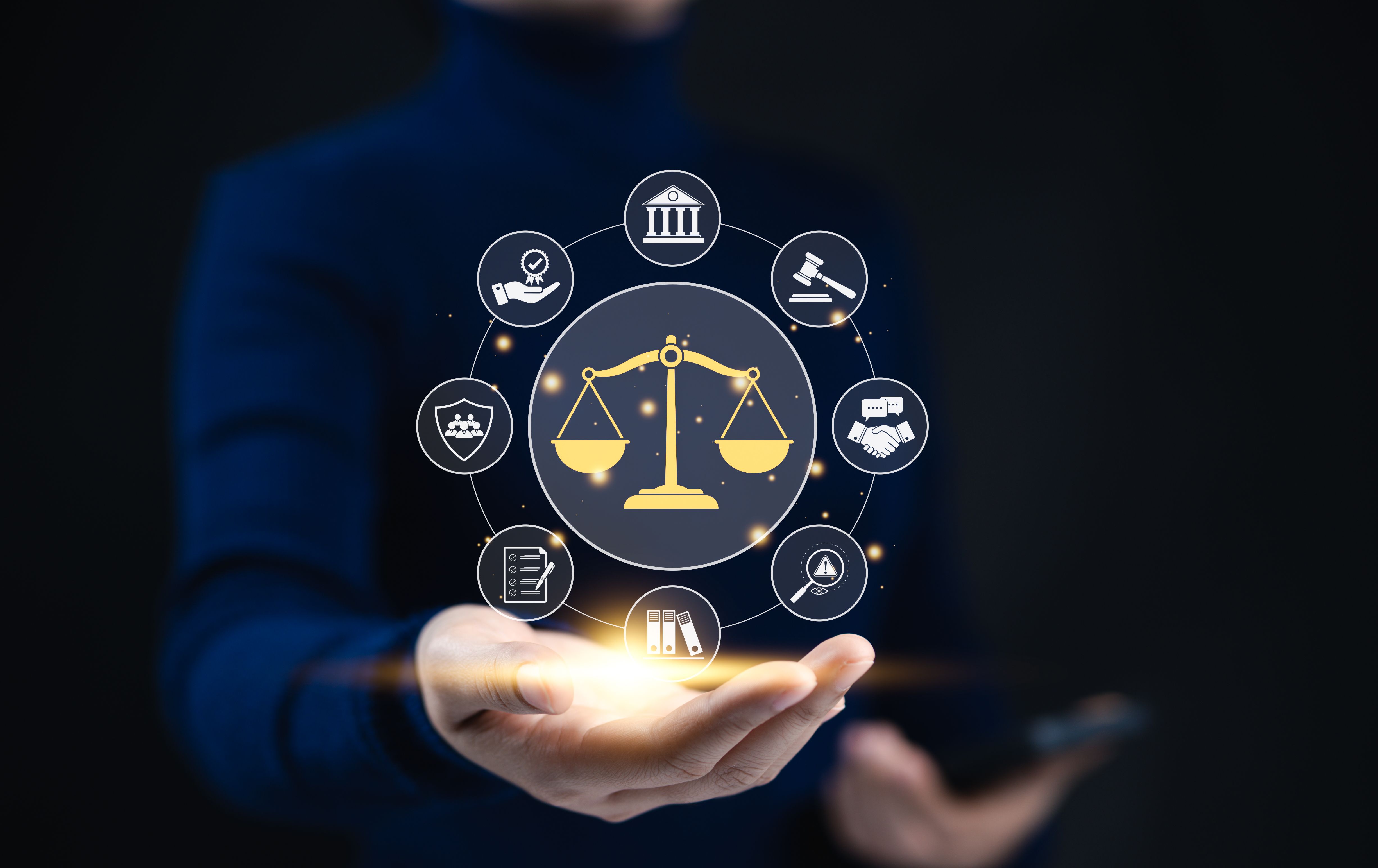 Nonprofit Compliance Pros visual concept for ensuring legal compliance and donor acknowledgment reporting.