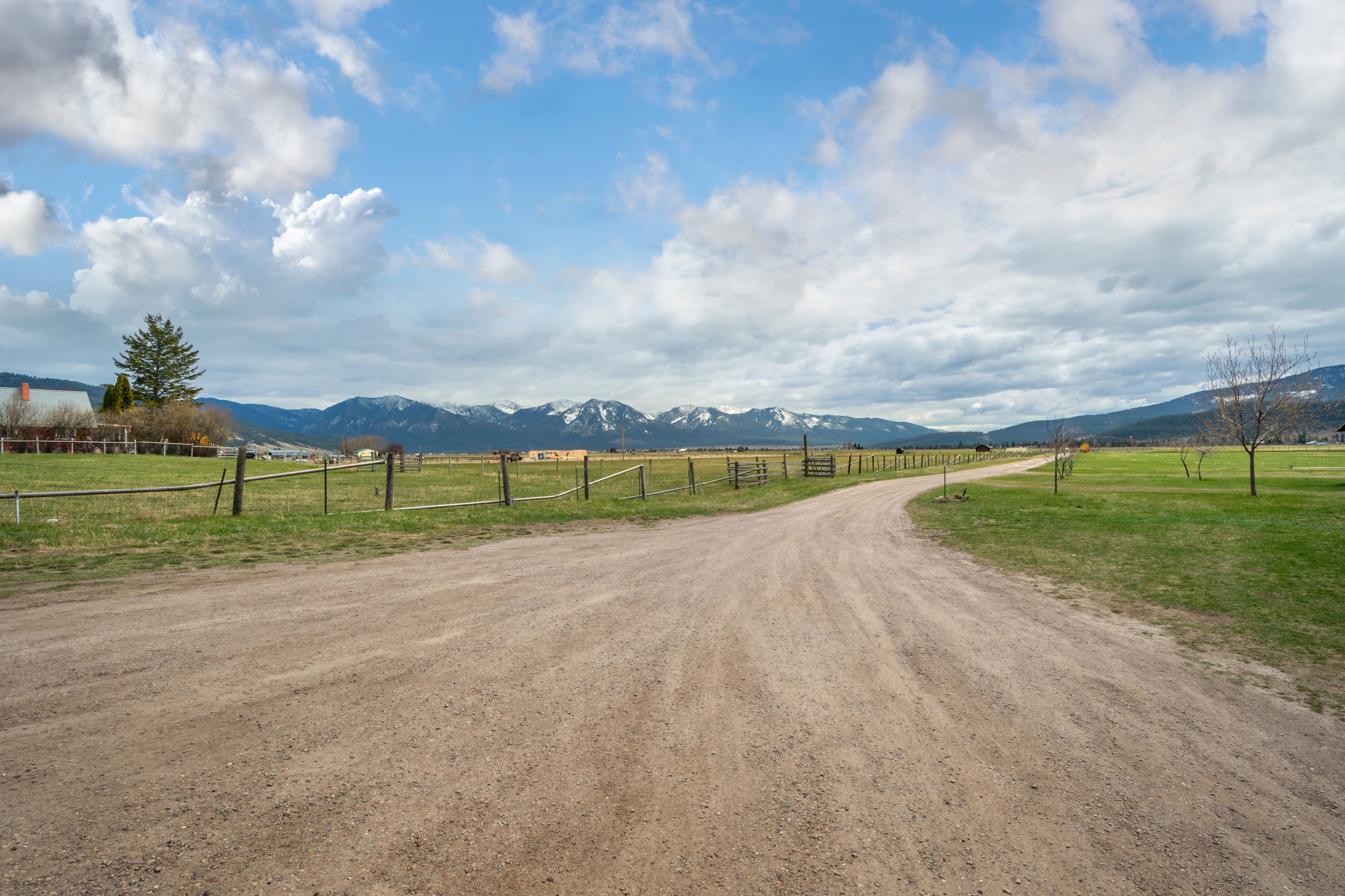 gravel road