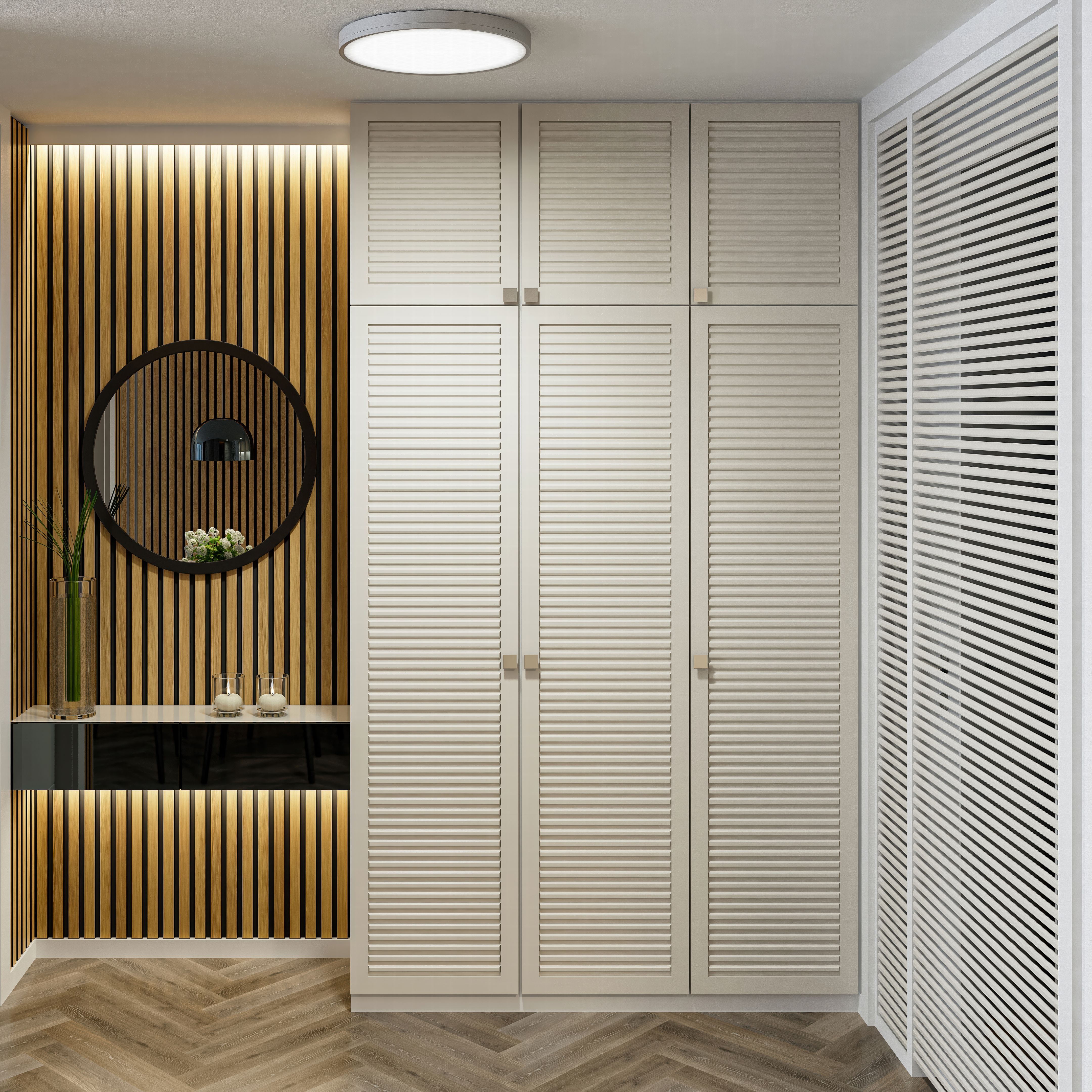 wardrobe door inspection