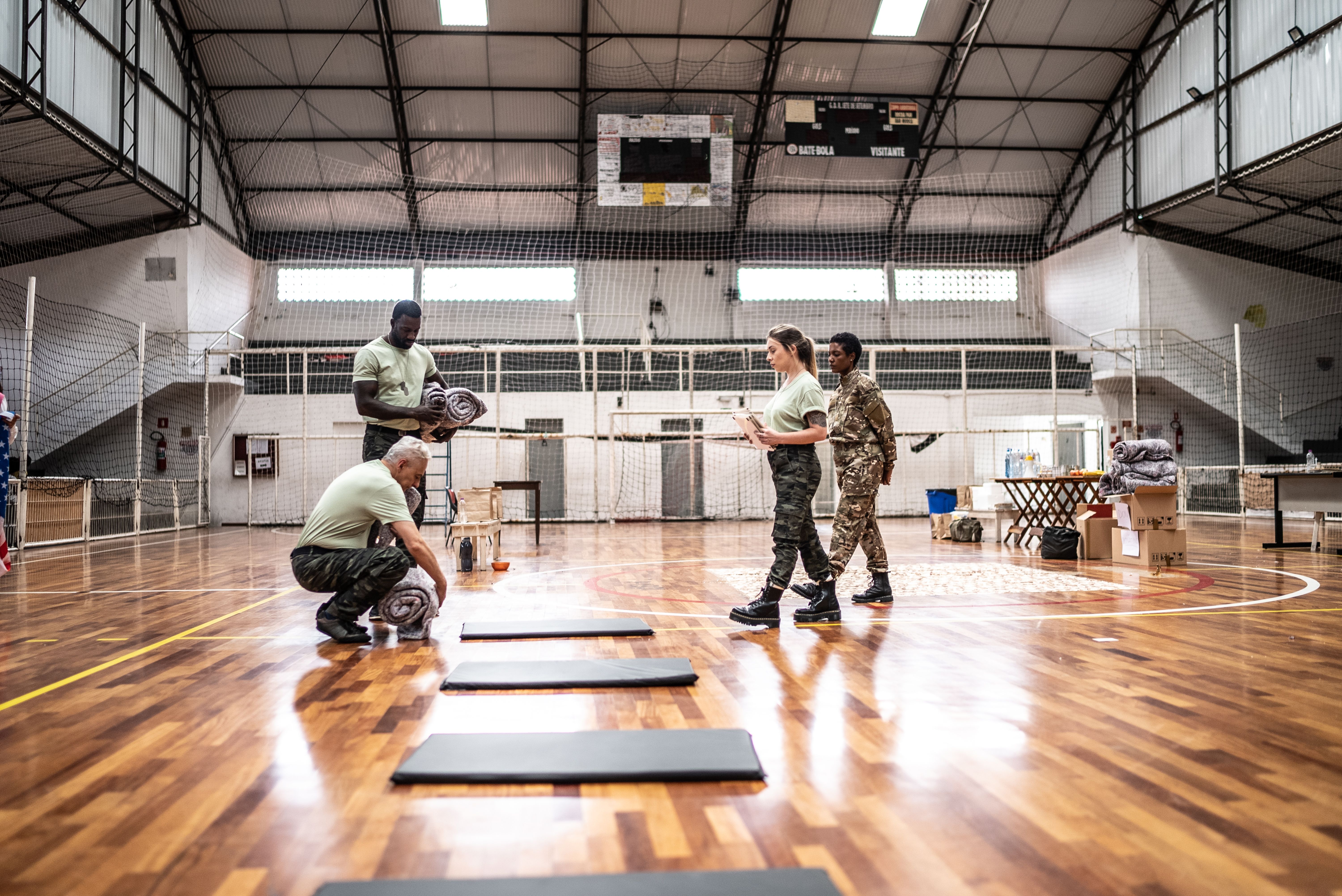 indoor sports preparation