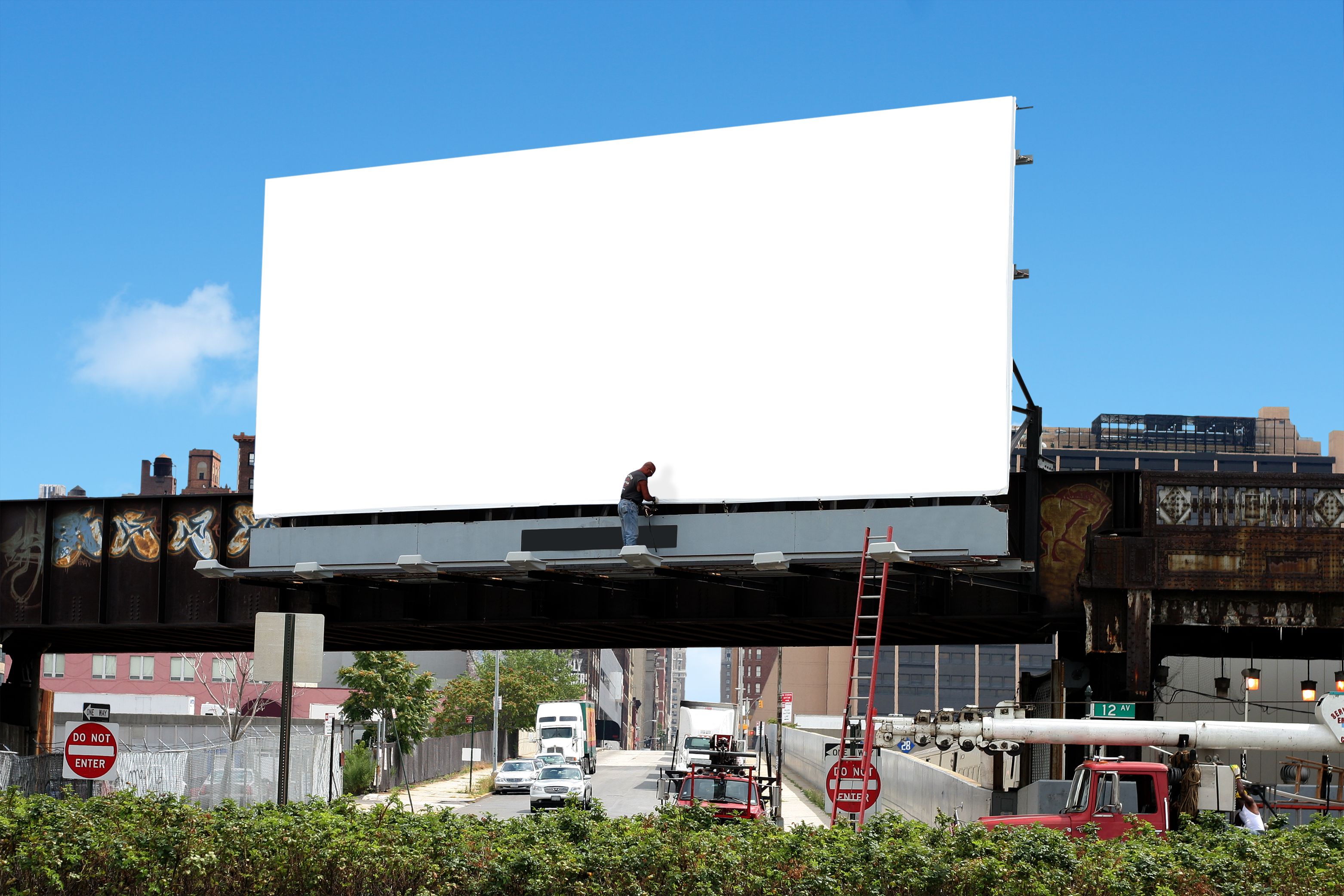 advertising installation