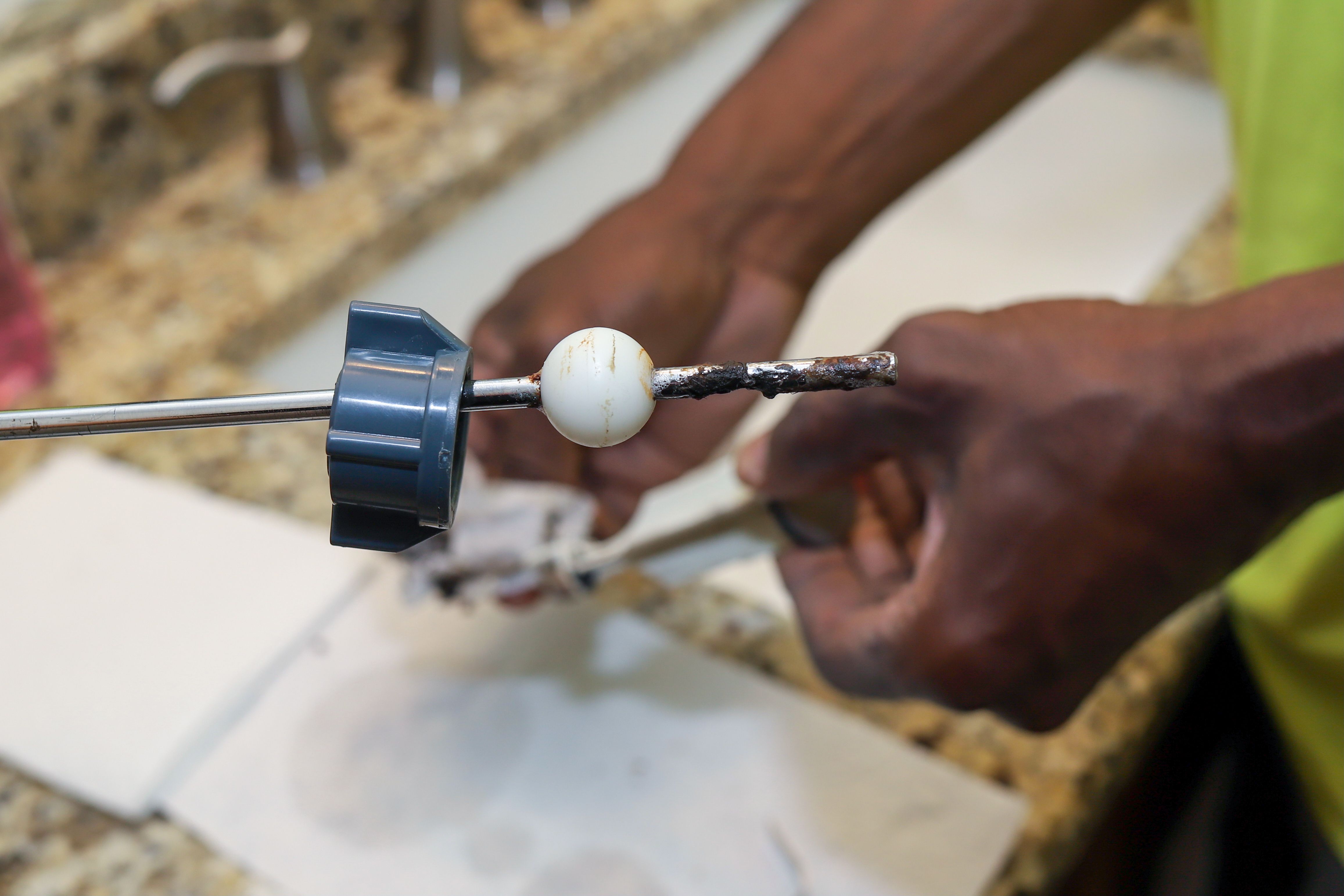 thermocouple cleaning