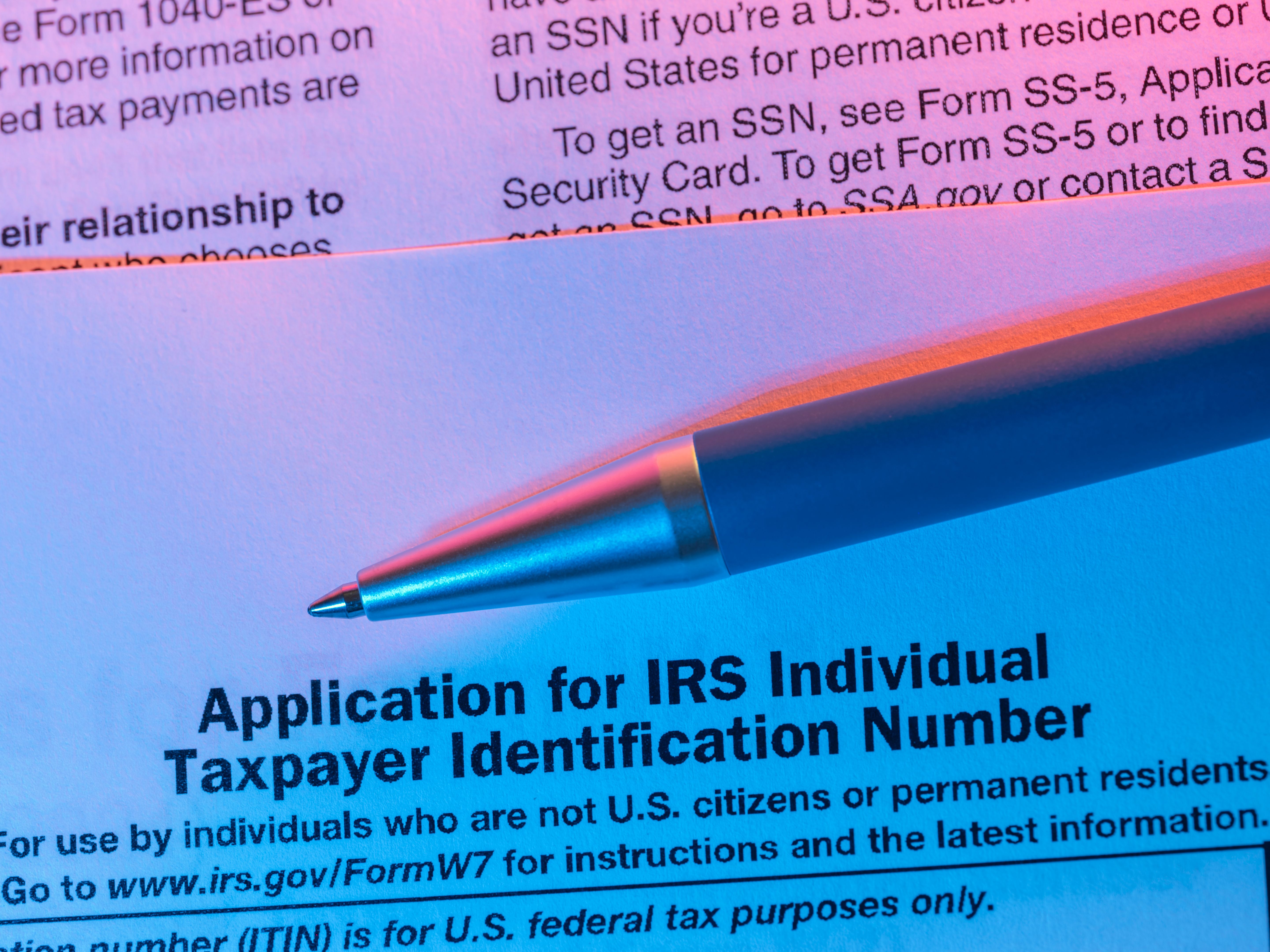 ITIN application