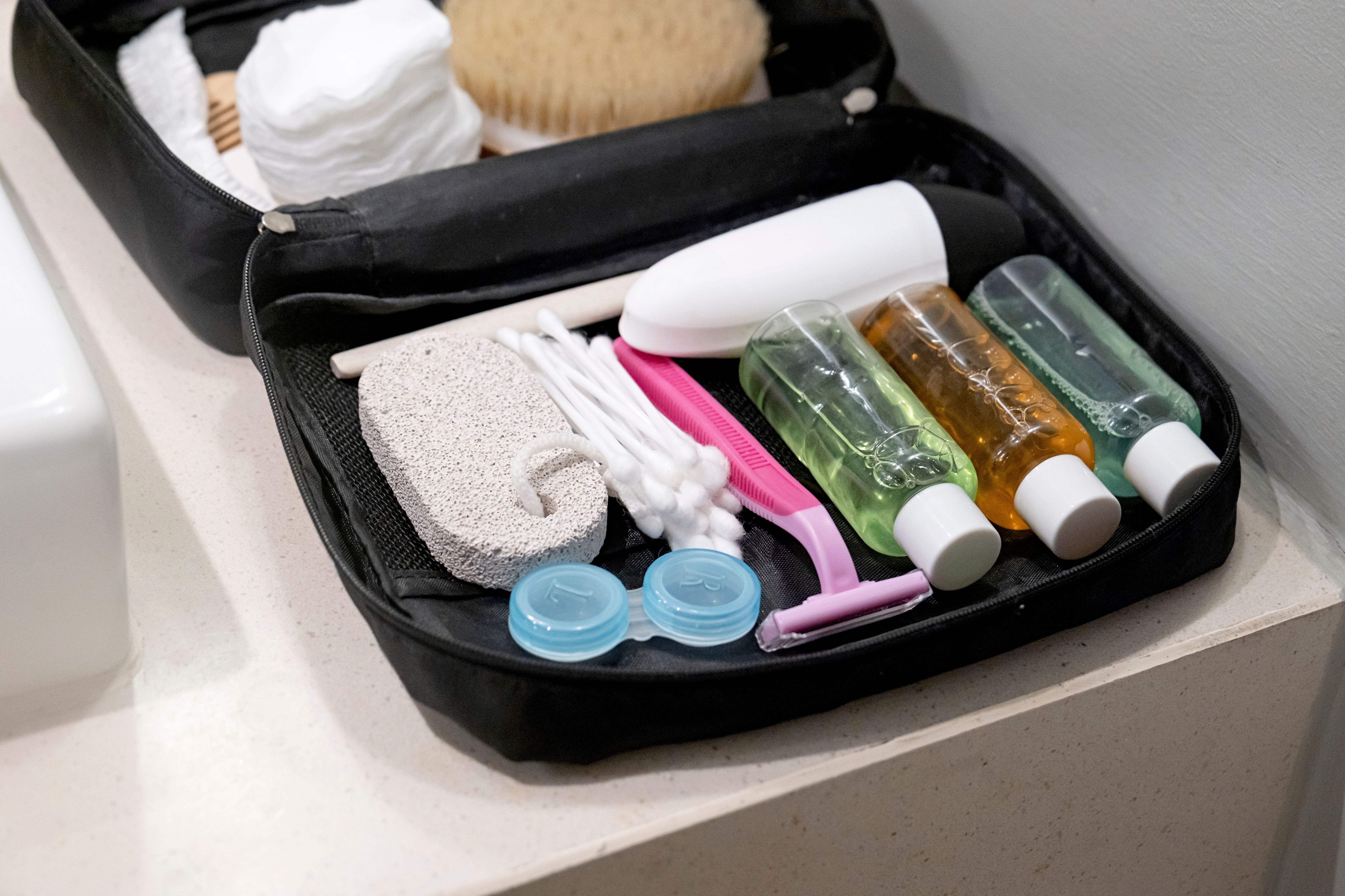 toiletries travel