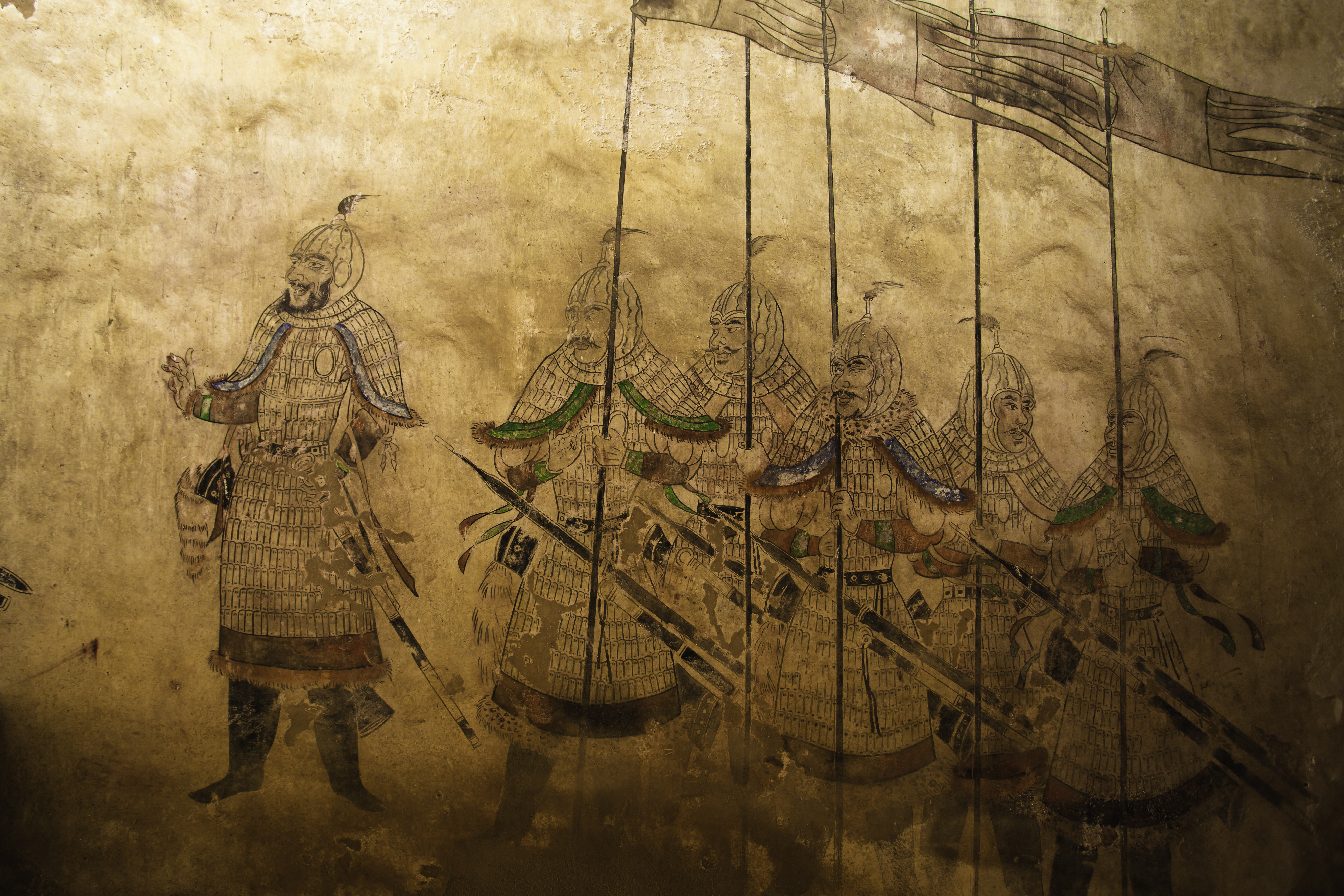 Tang Dynasty fresco