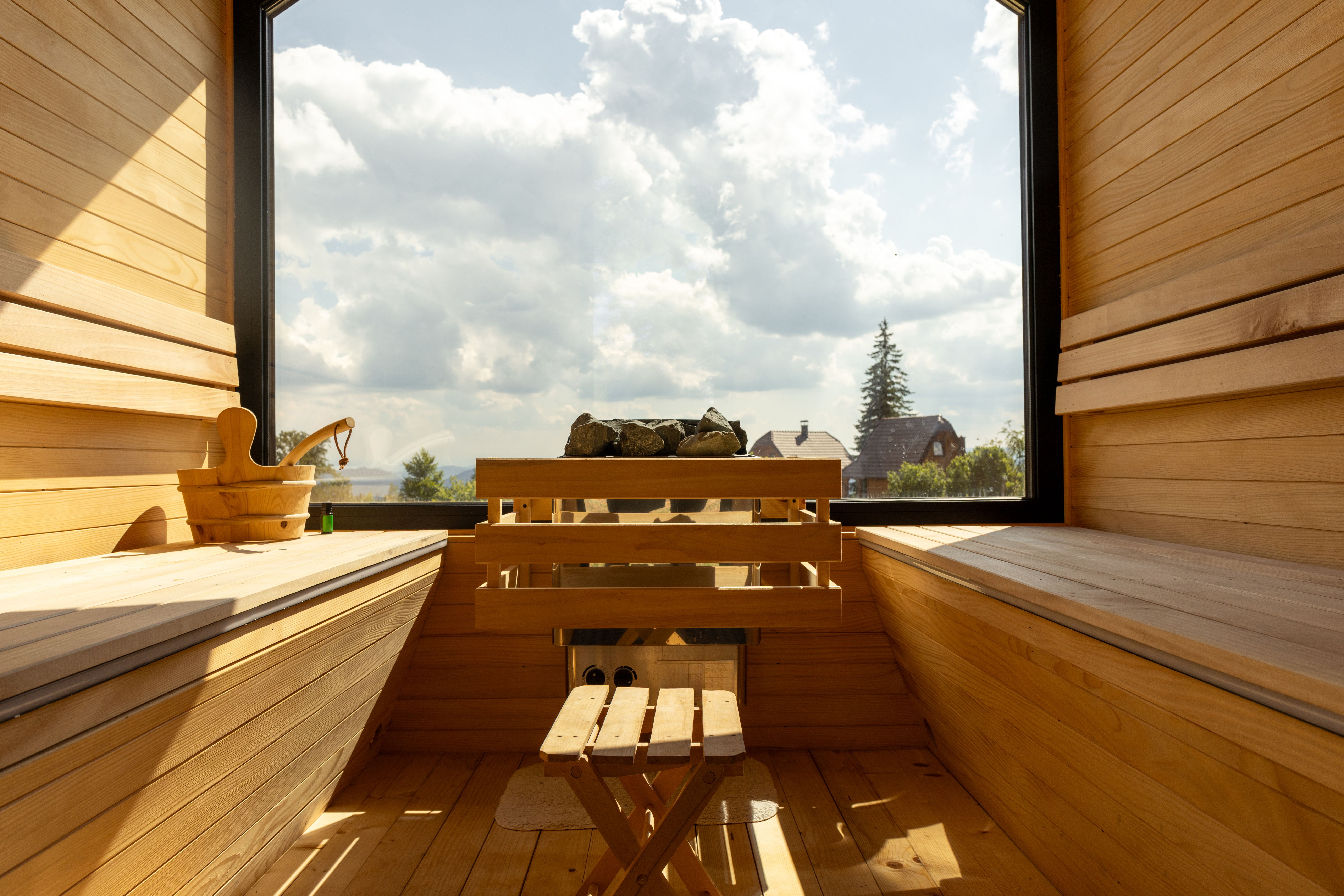 sauna interior