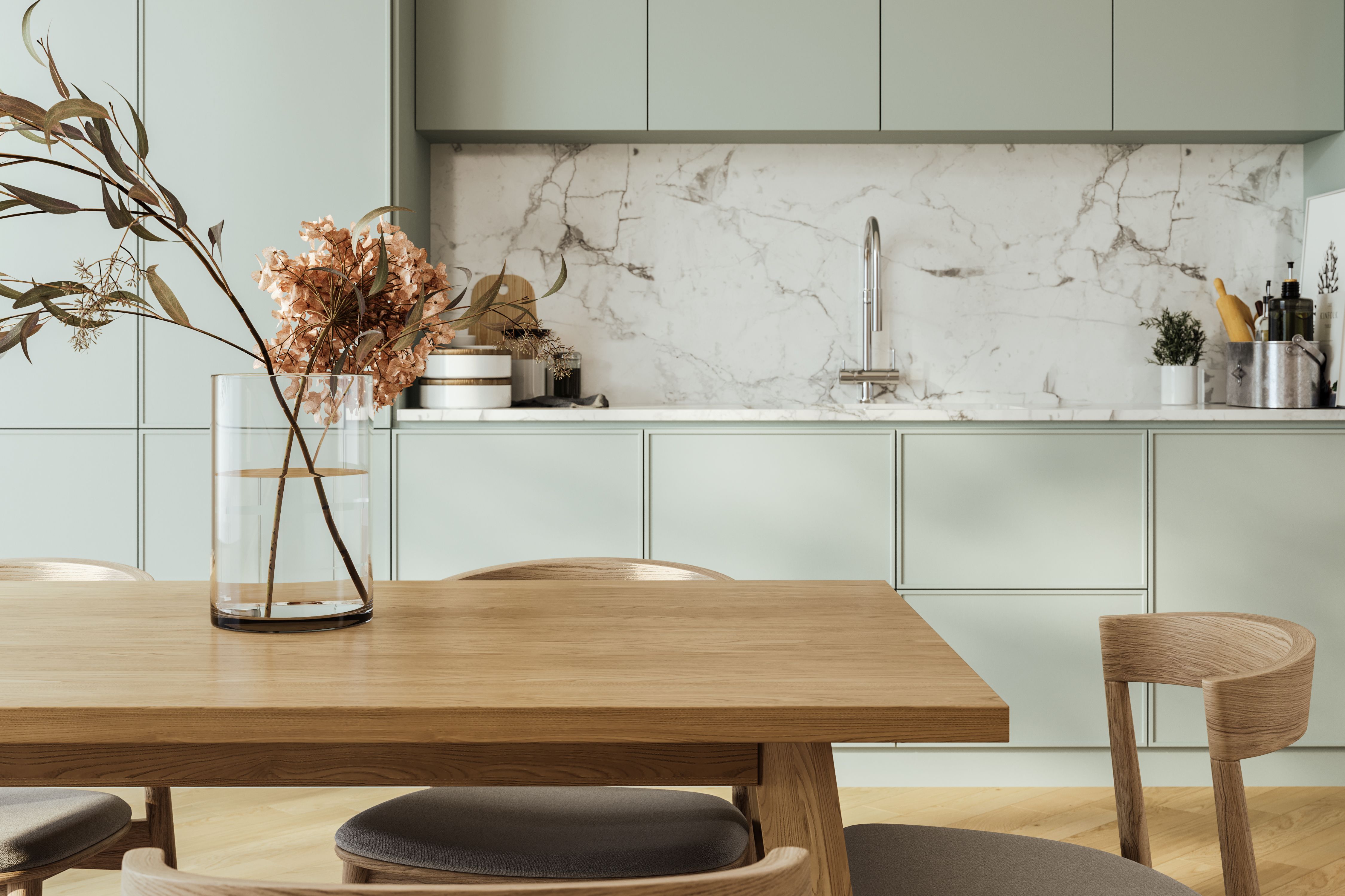 spacious kitchen