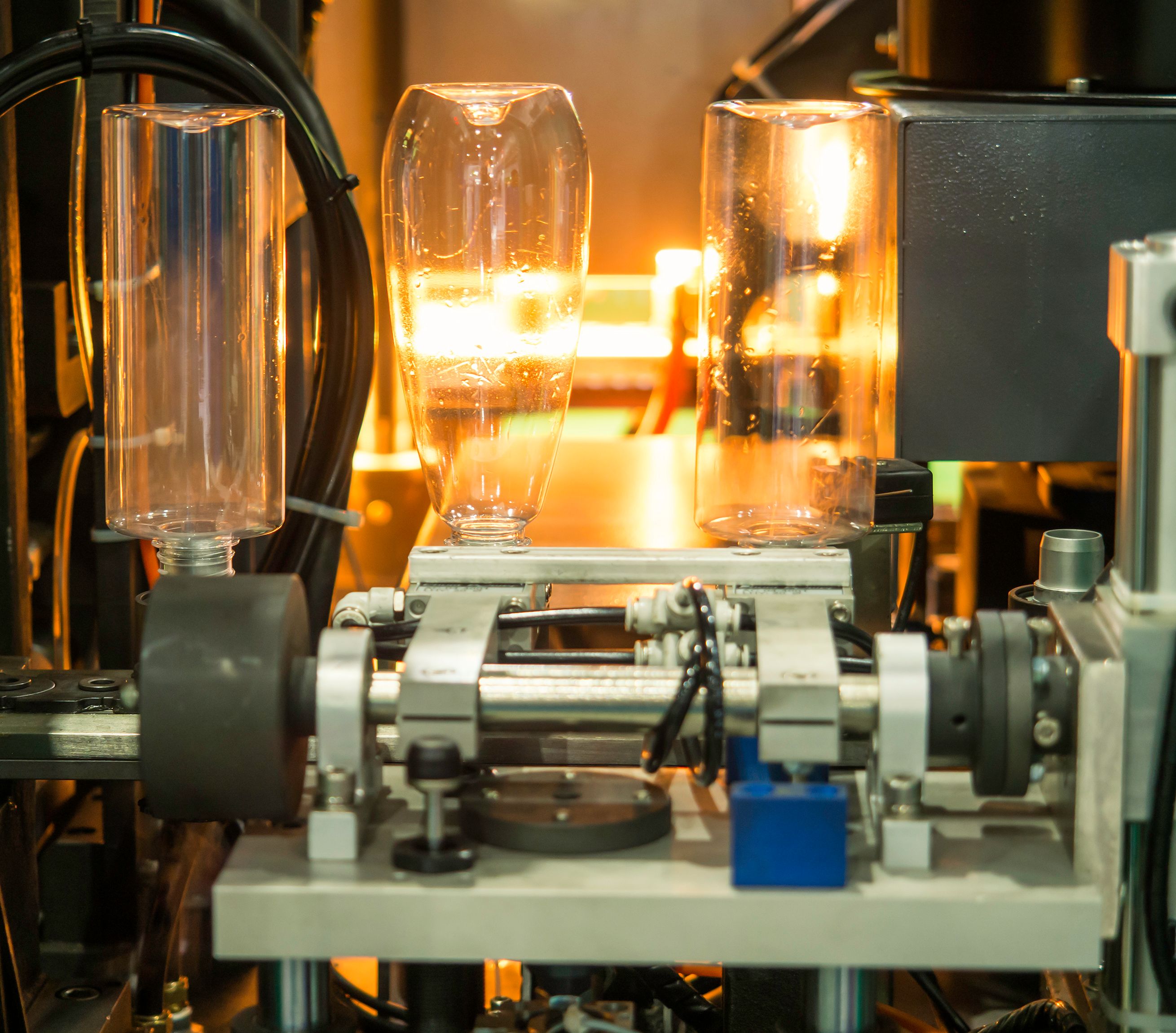 Kunststoff-Flasche heißen blow Fertigung