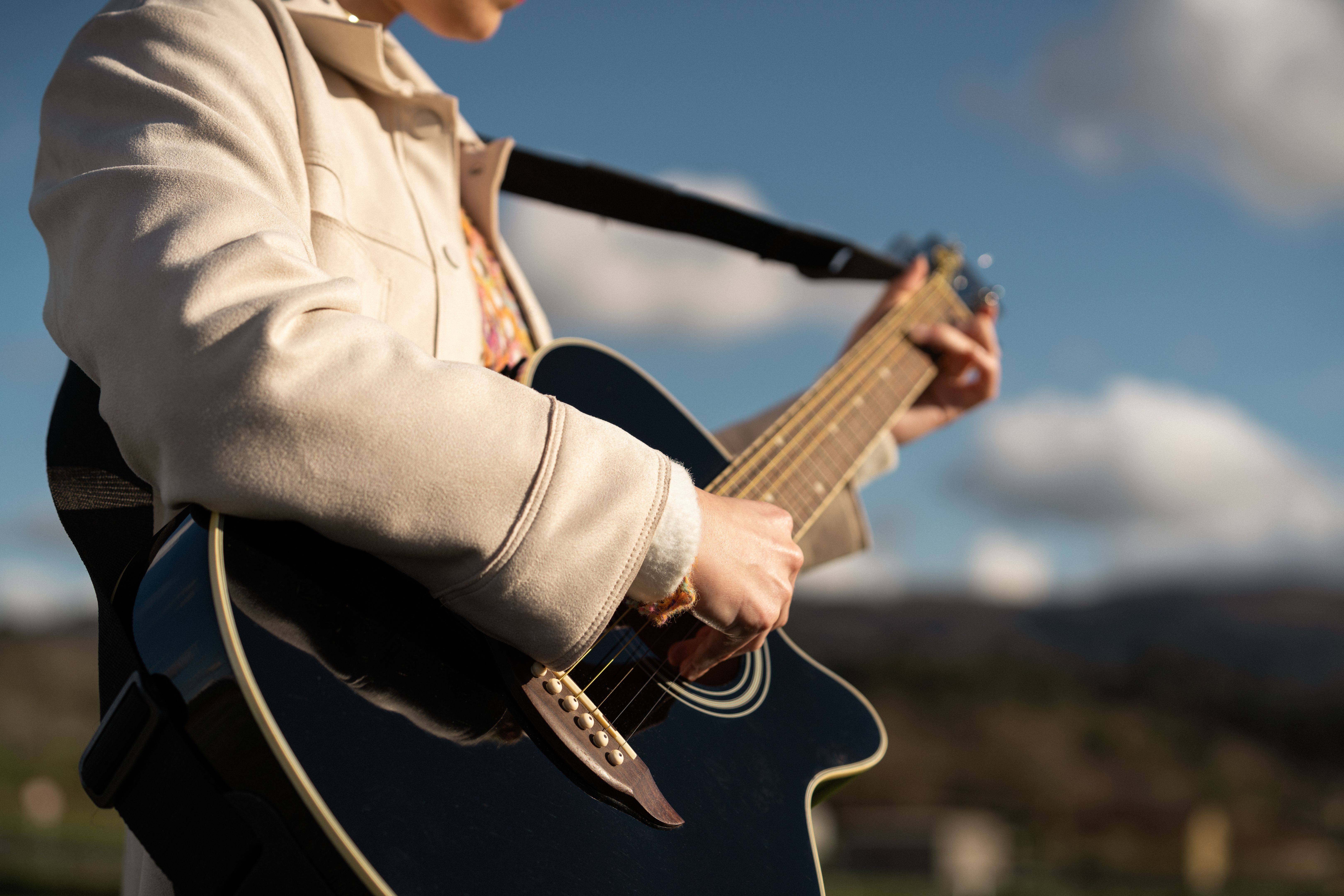 musician performing