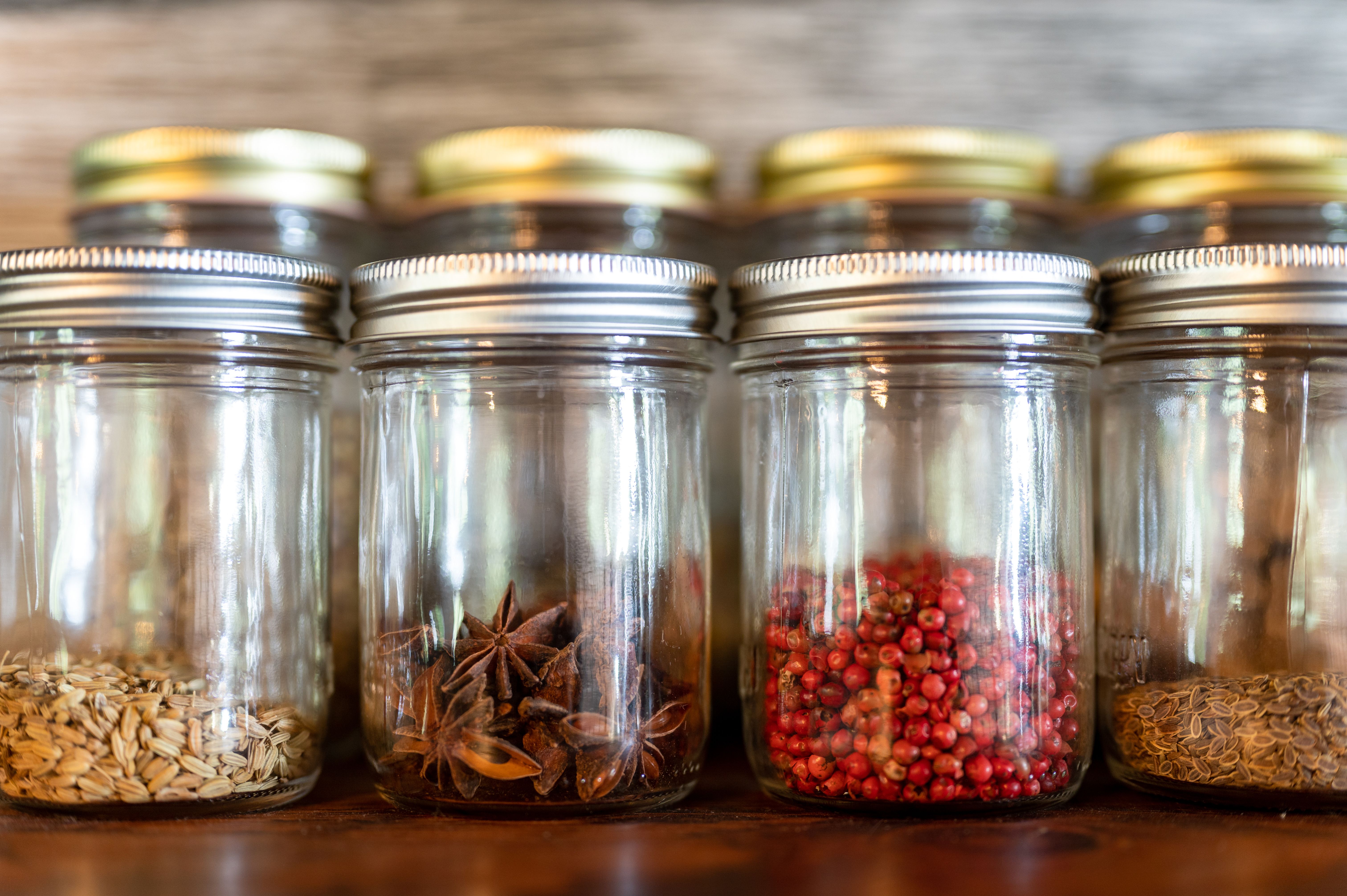 spice jars