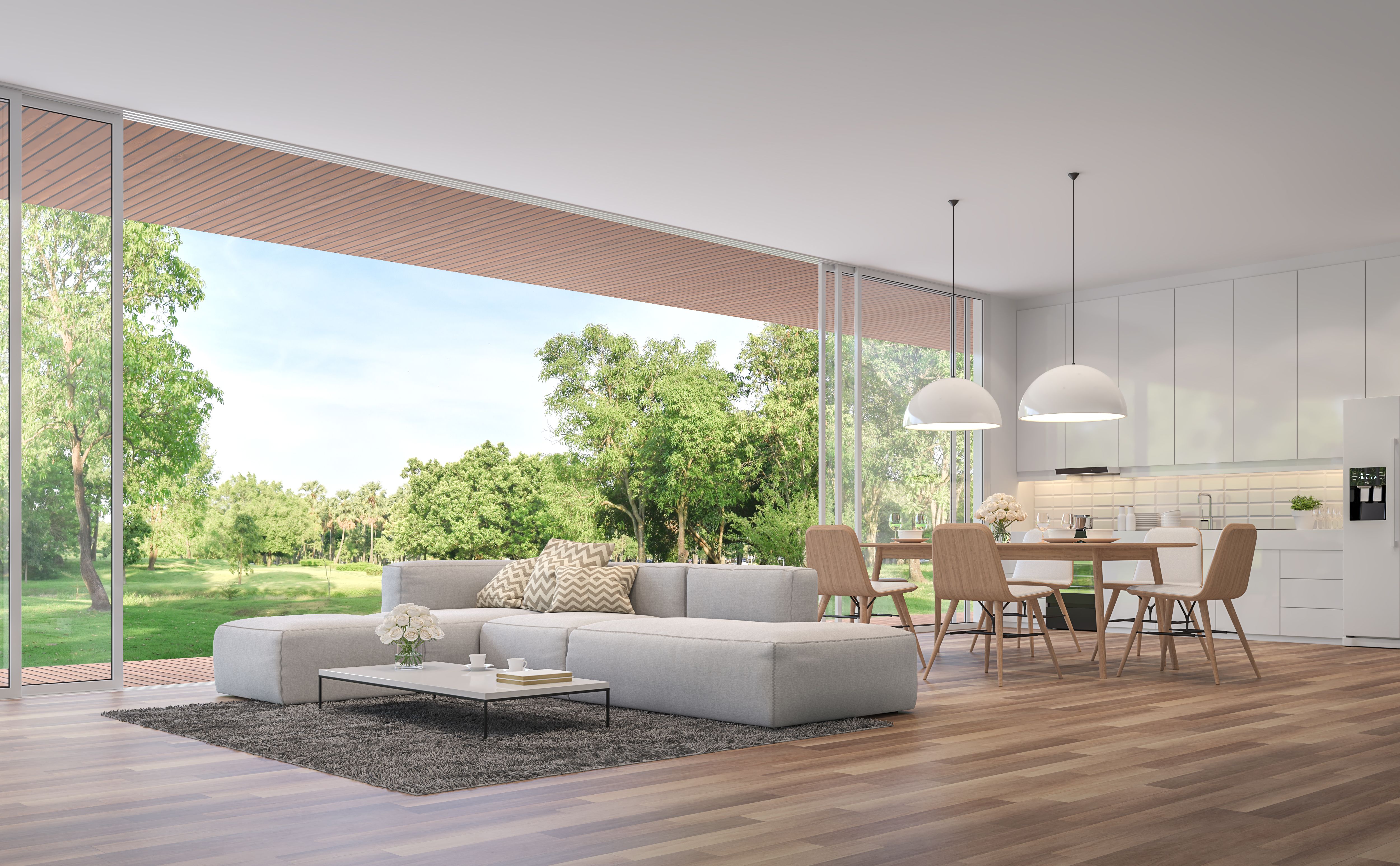 open living room