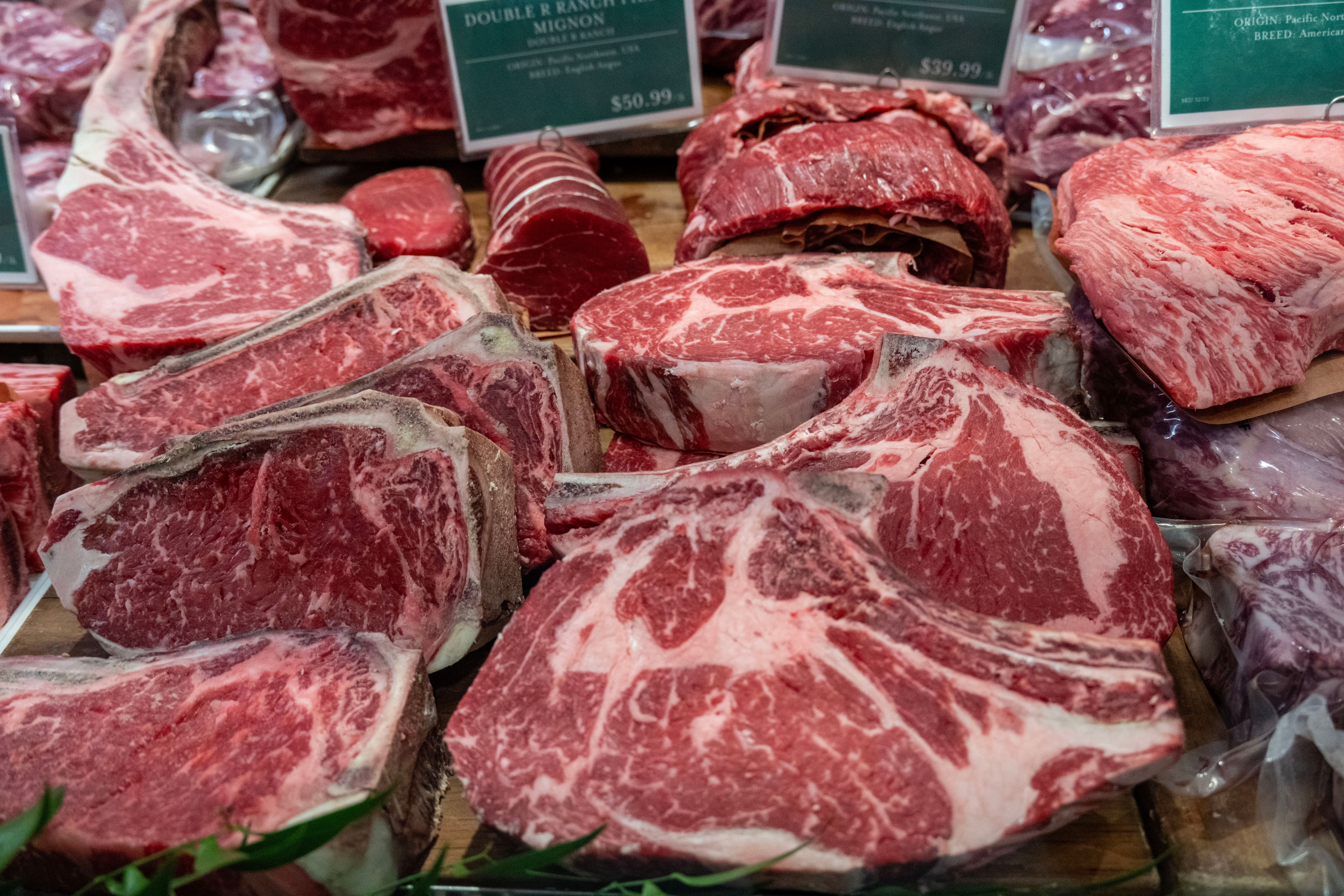 beef market display