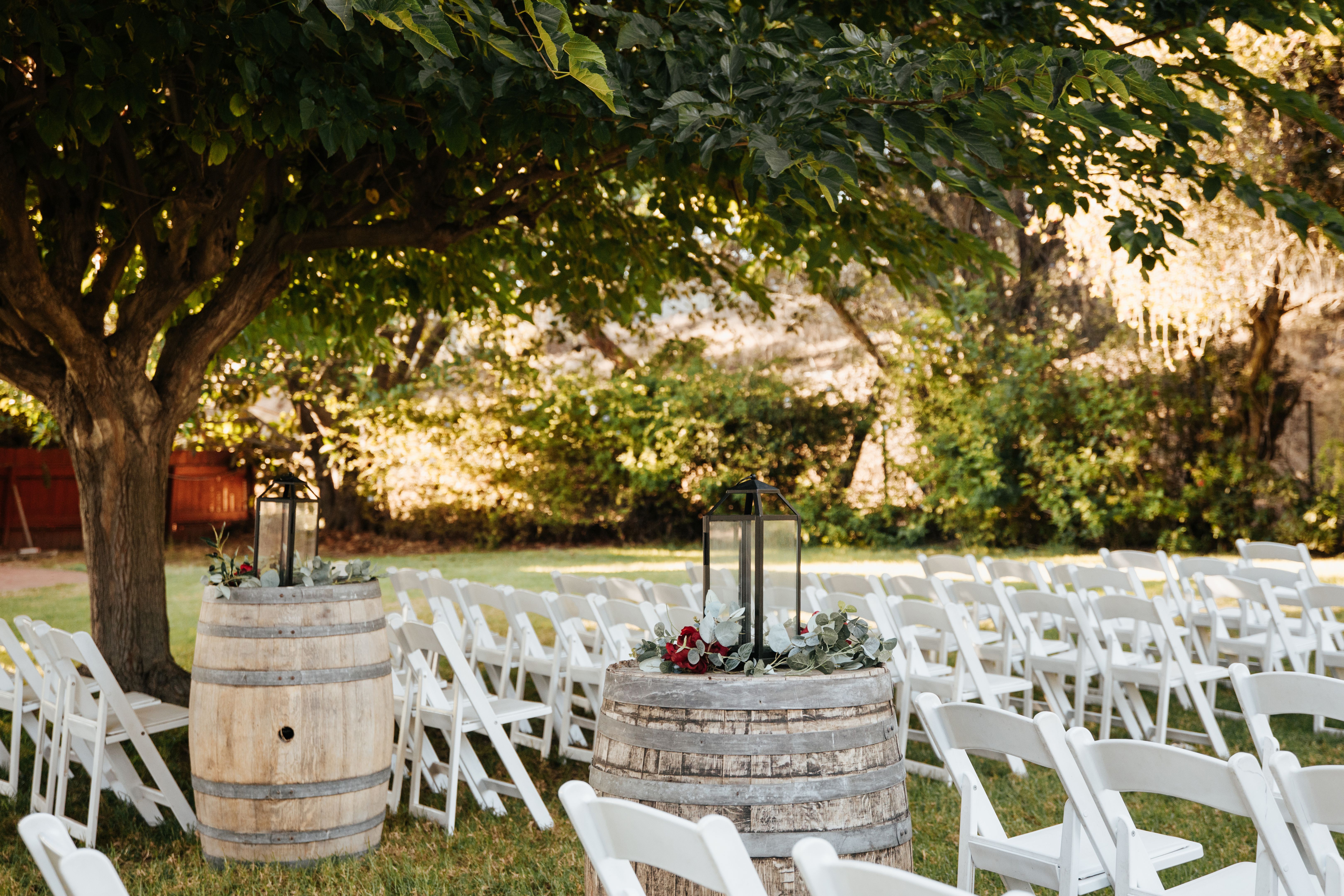 california spring wedding