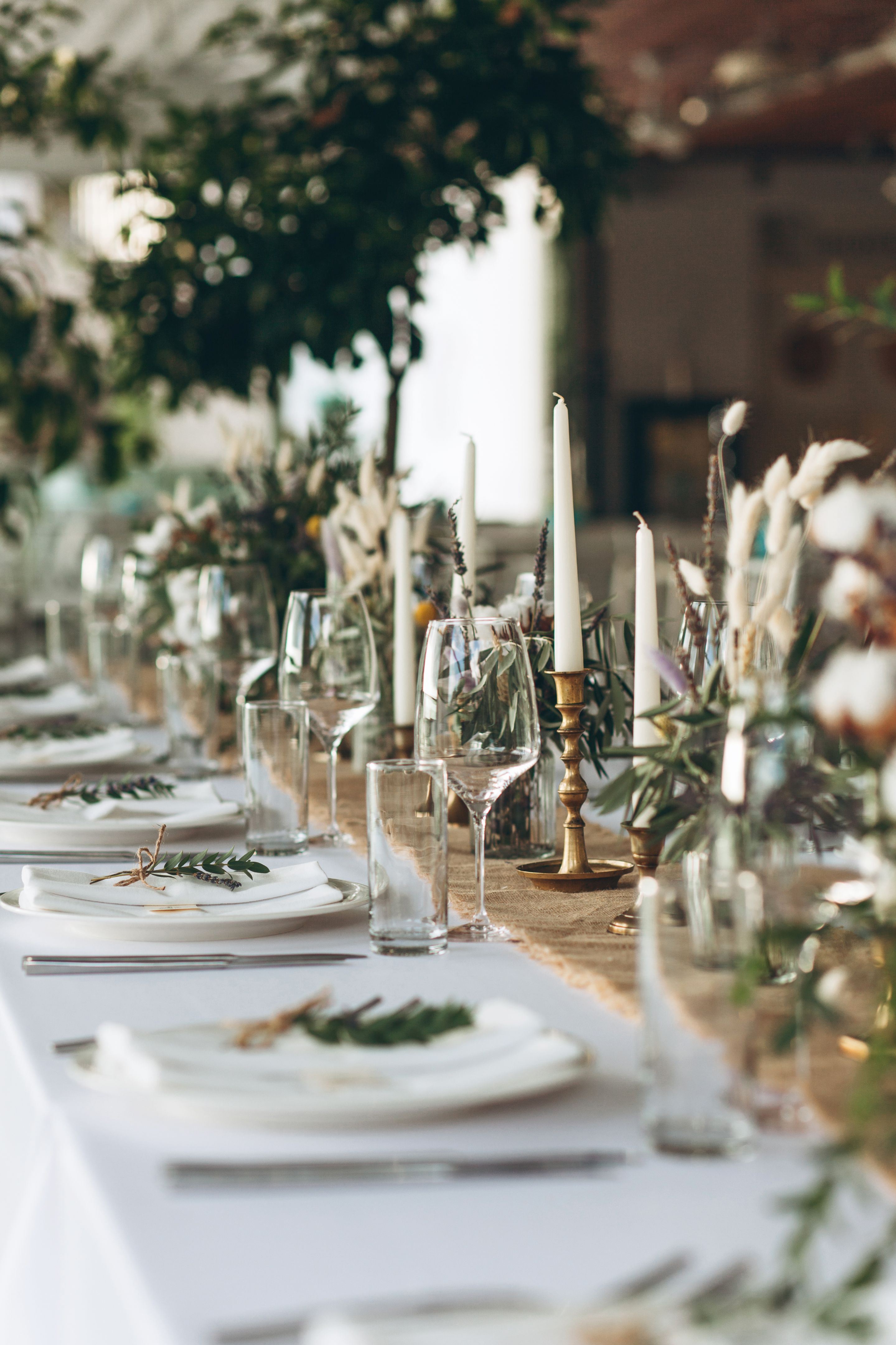 table setting wedding