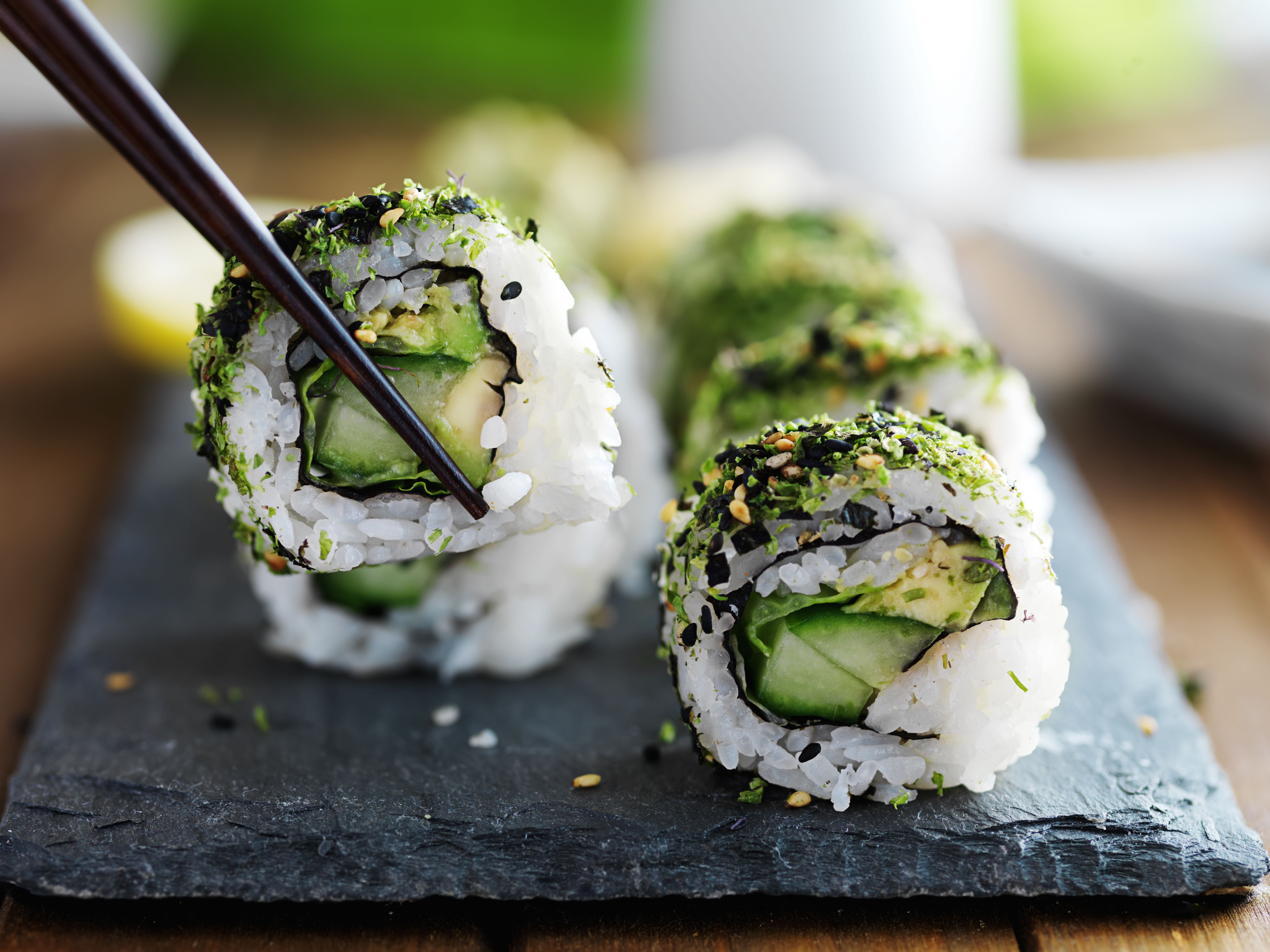vegan sushi