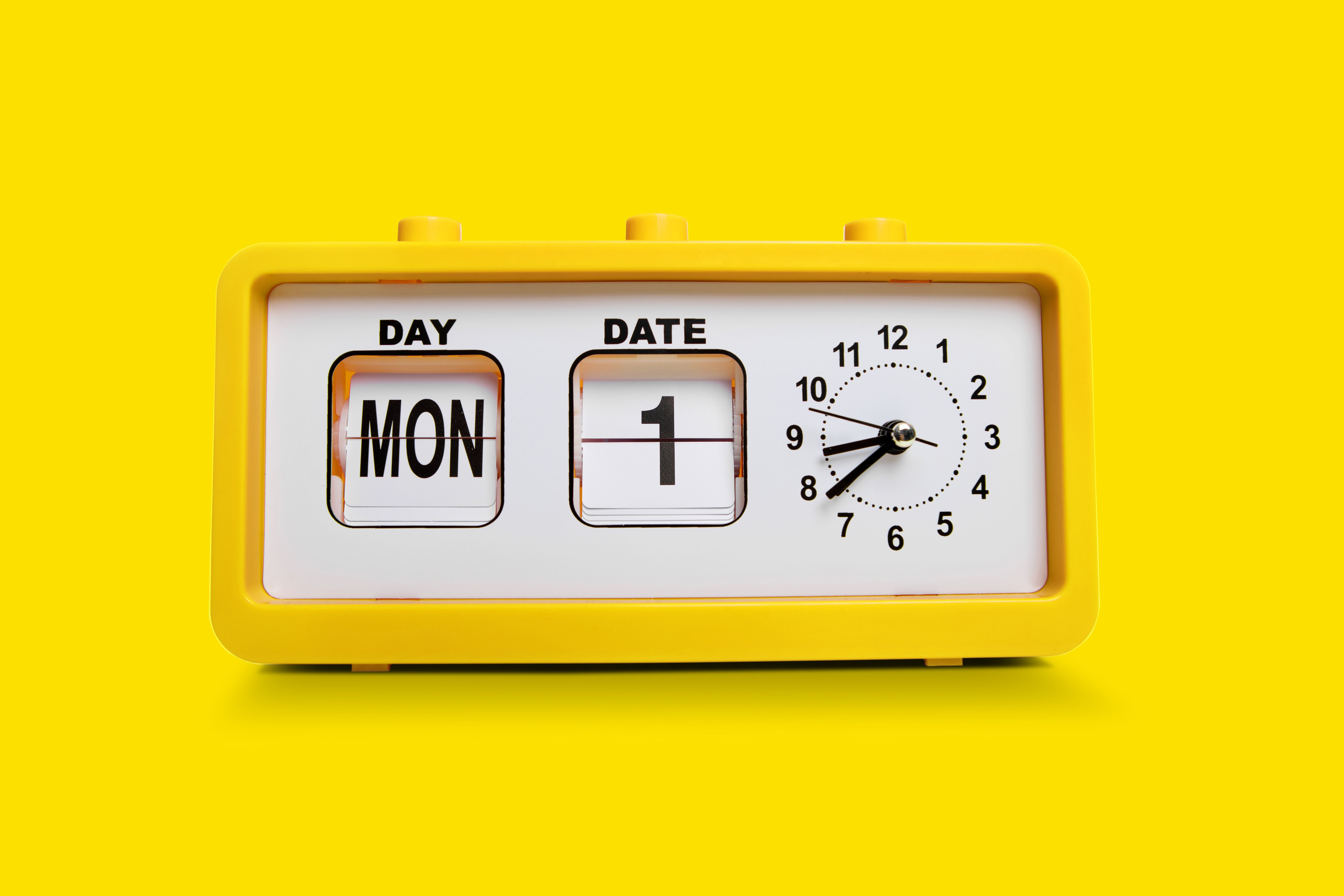retro digital clock