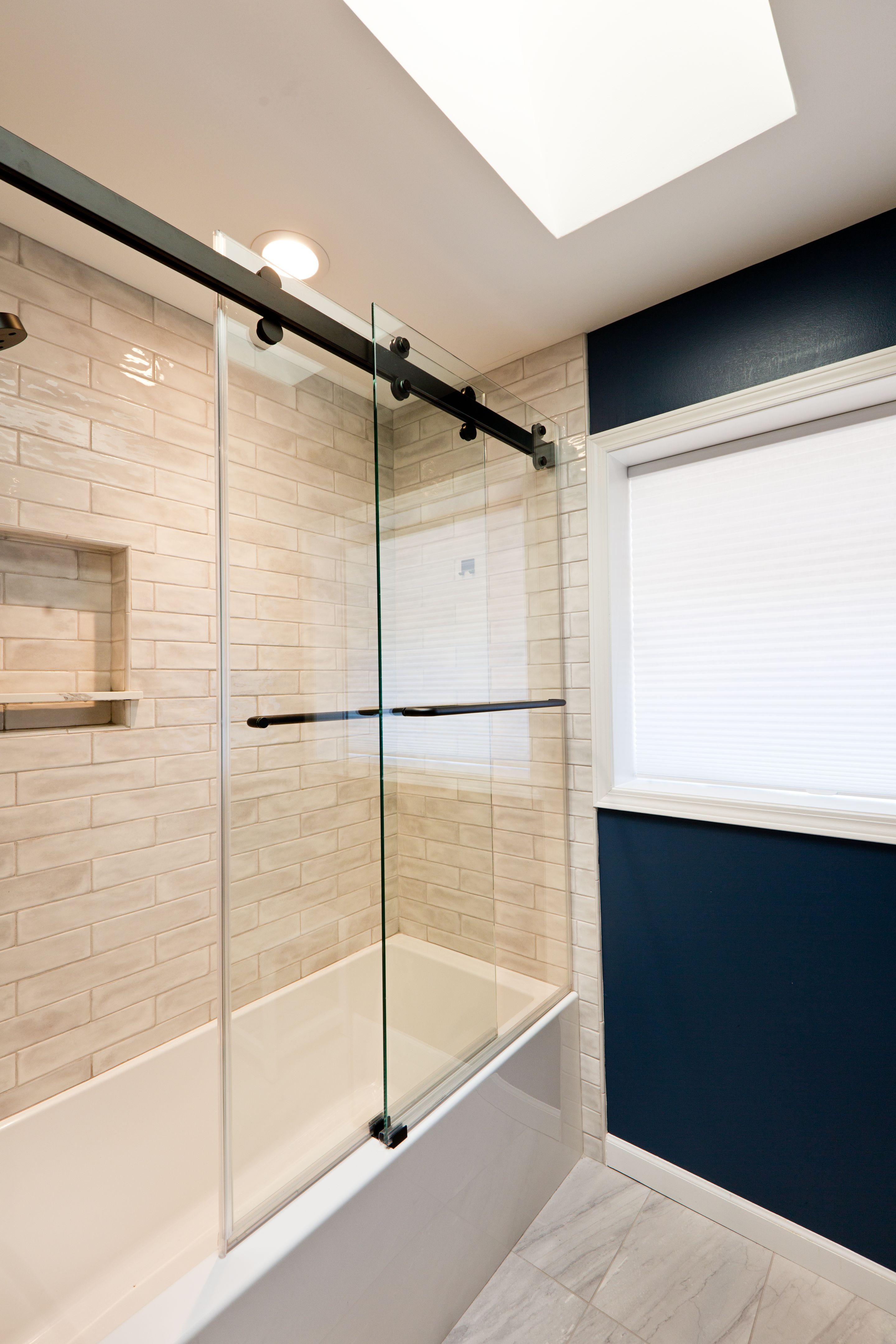 glass shower enclosure