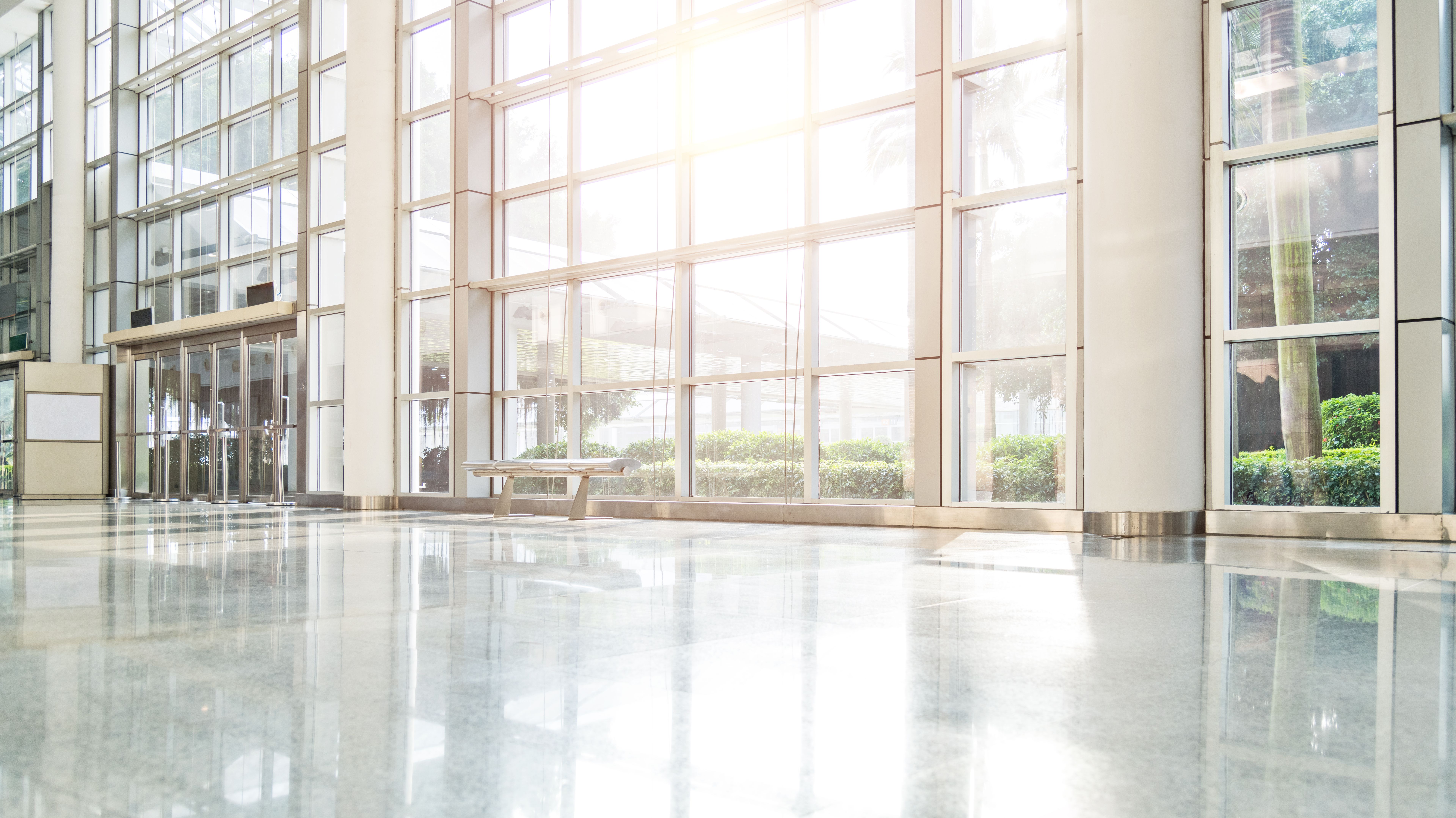 floor to ceiling windows