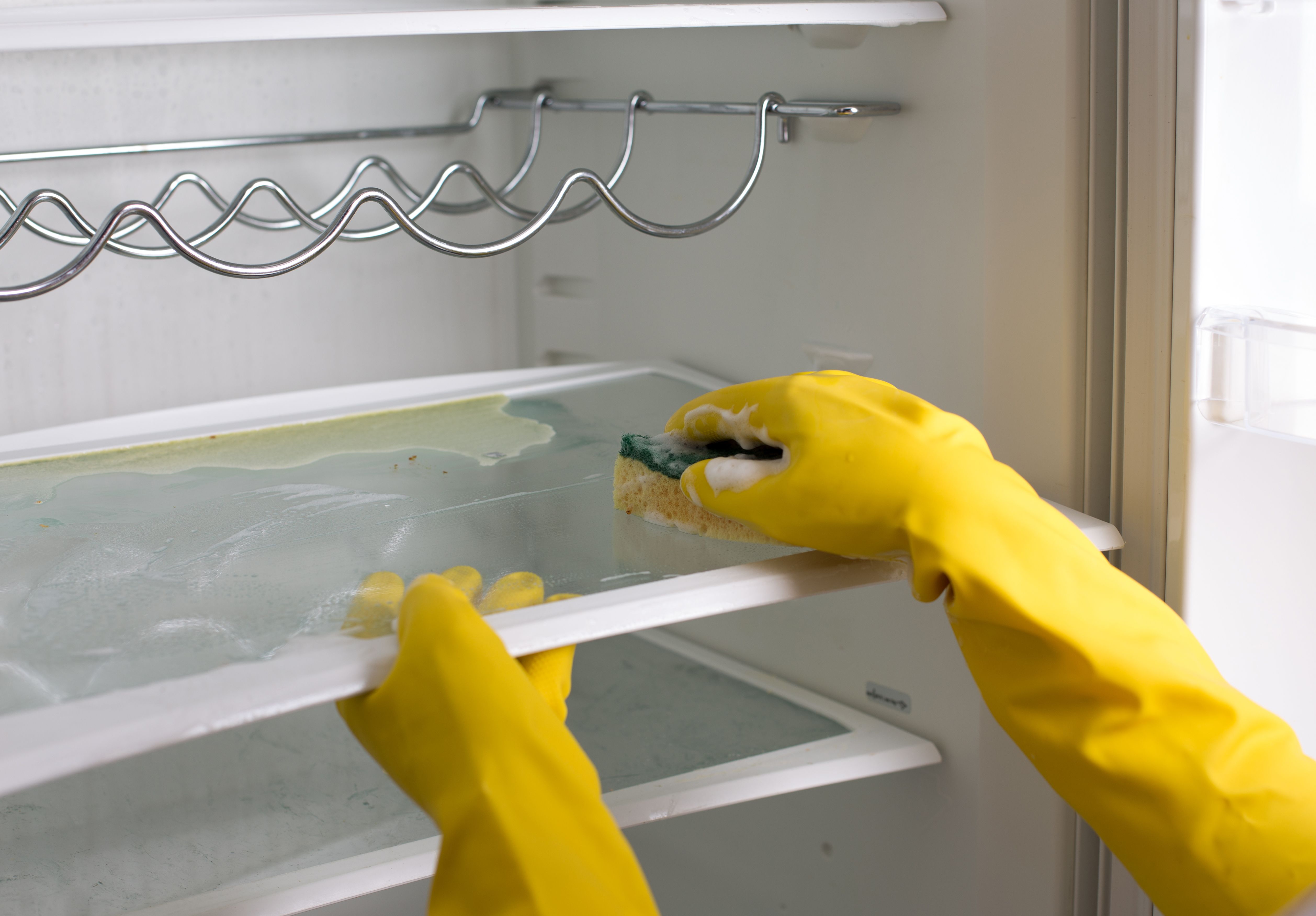 cleaning refrigerator