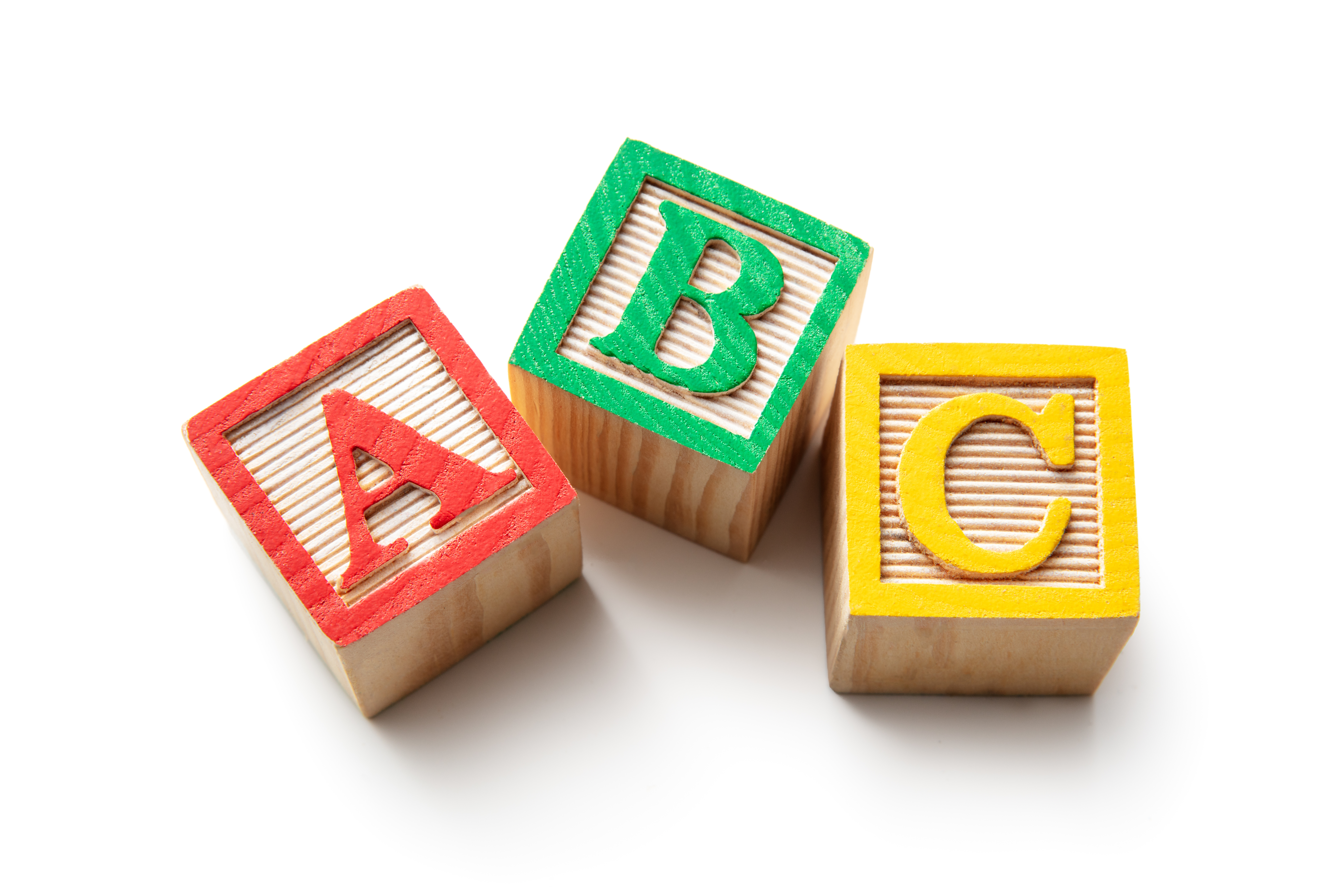 Toys: Alphabet Blocks showing The three clusters of personality disorders