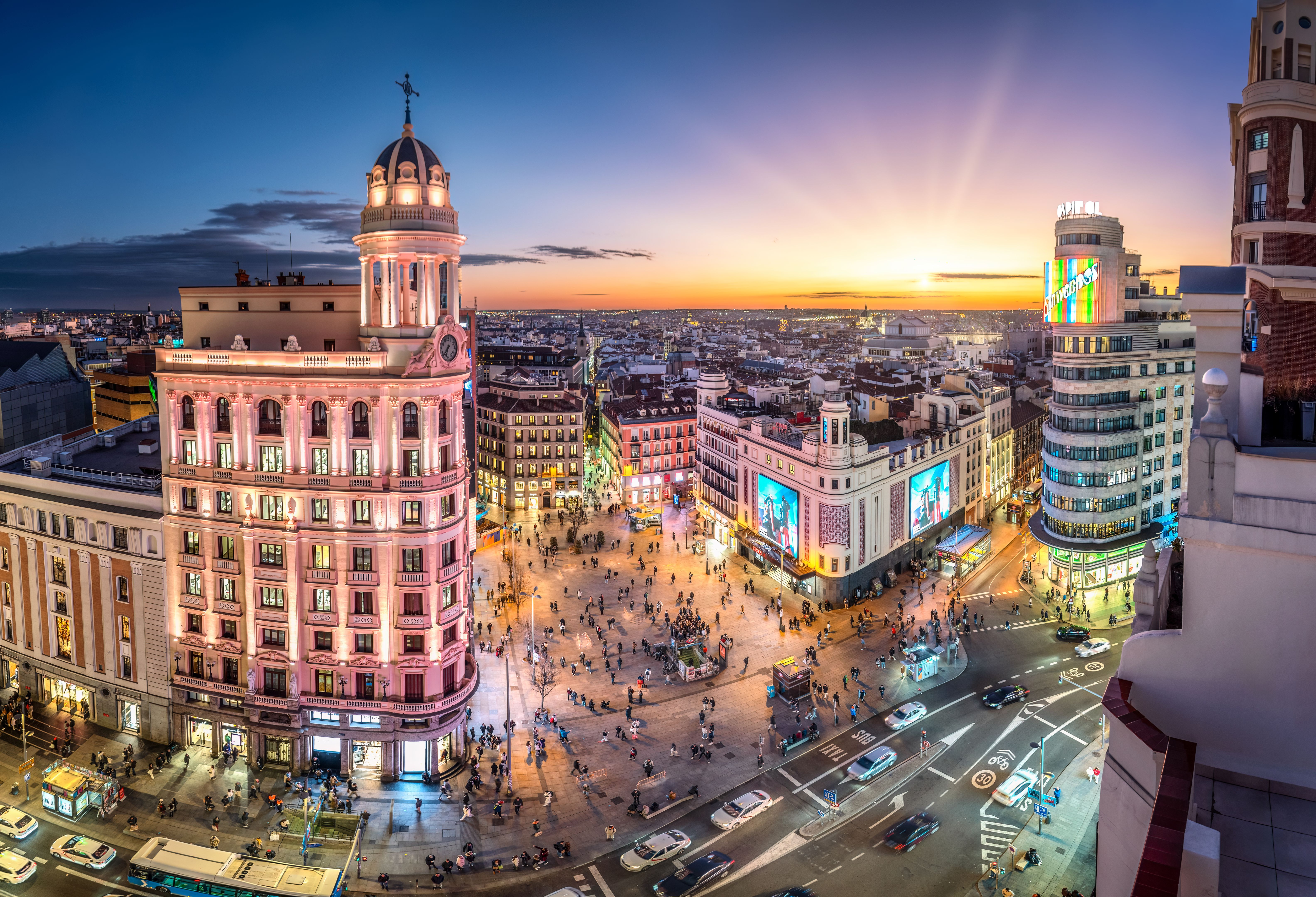 madrid metro station