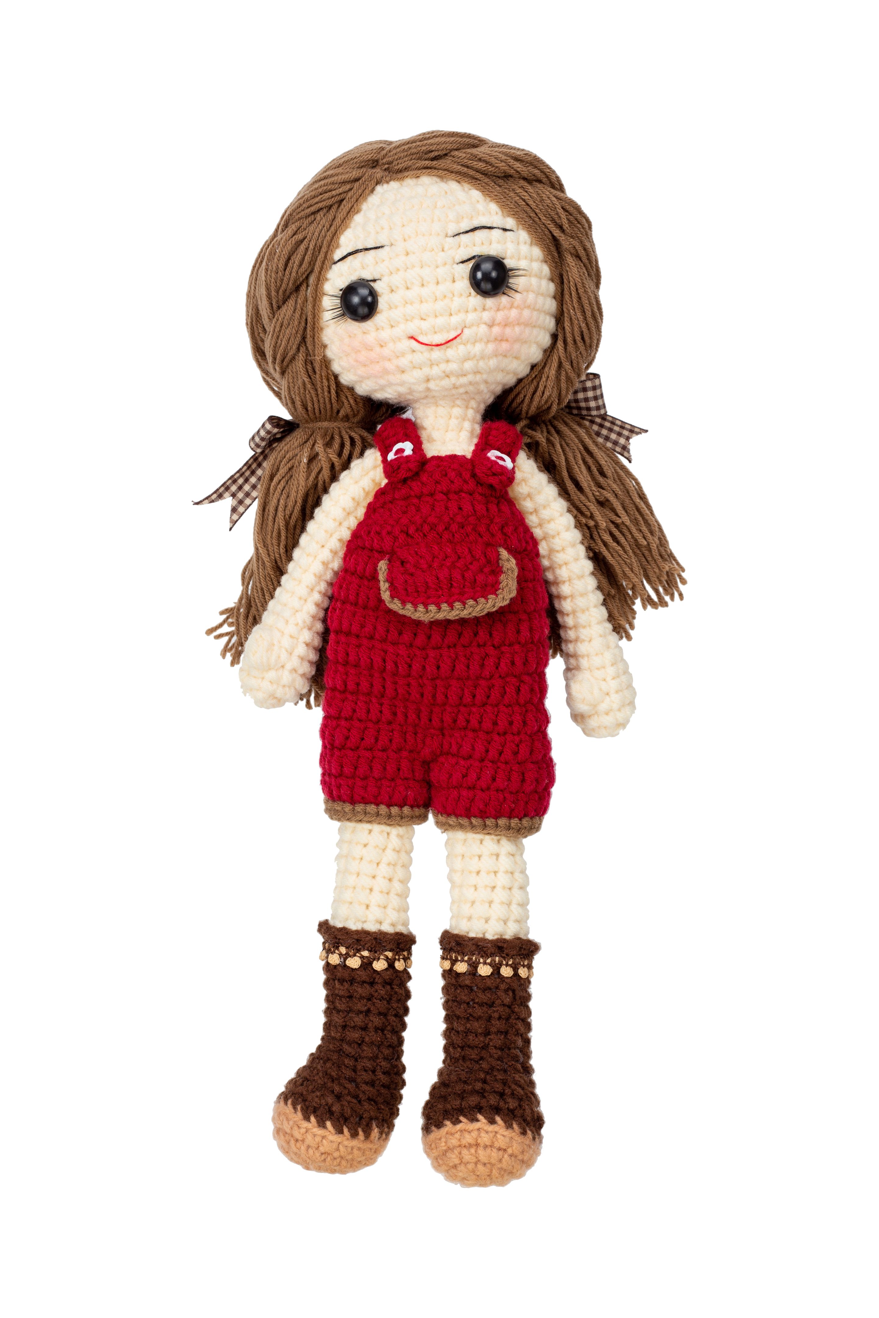fixing crochet doll