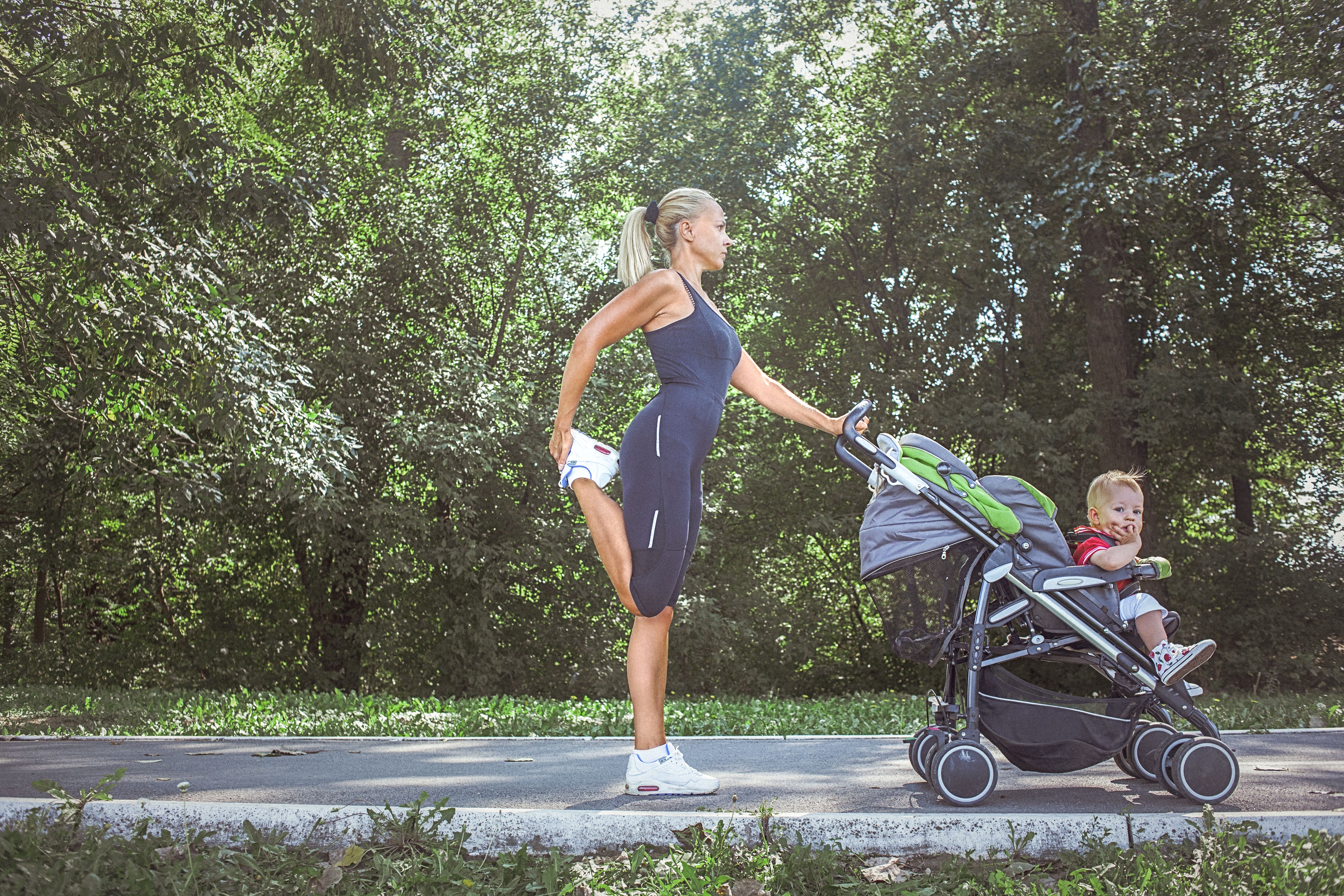 mother baby exercise