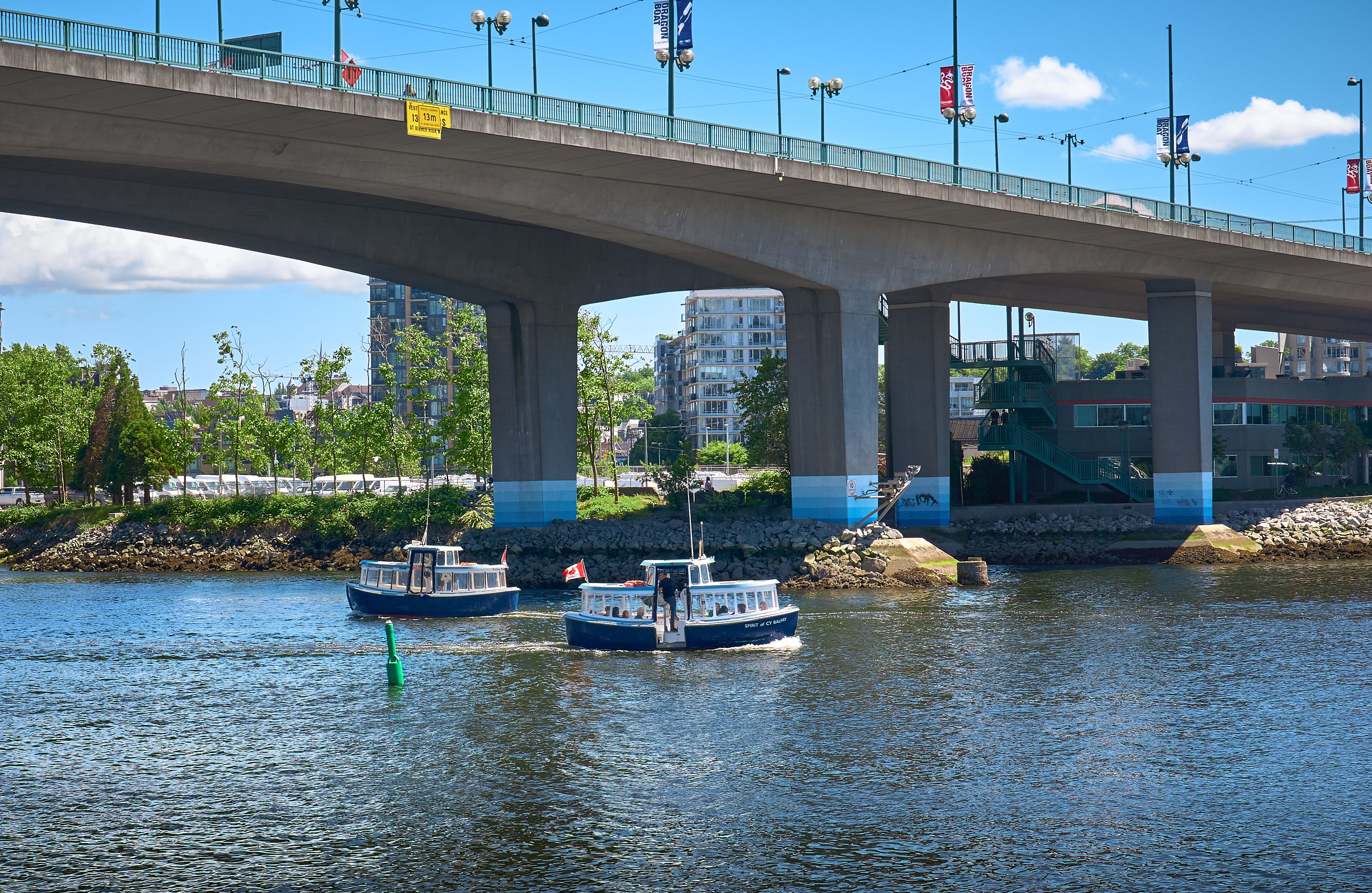 View of downtown Vancouver in summer.