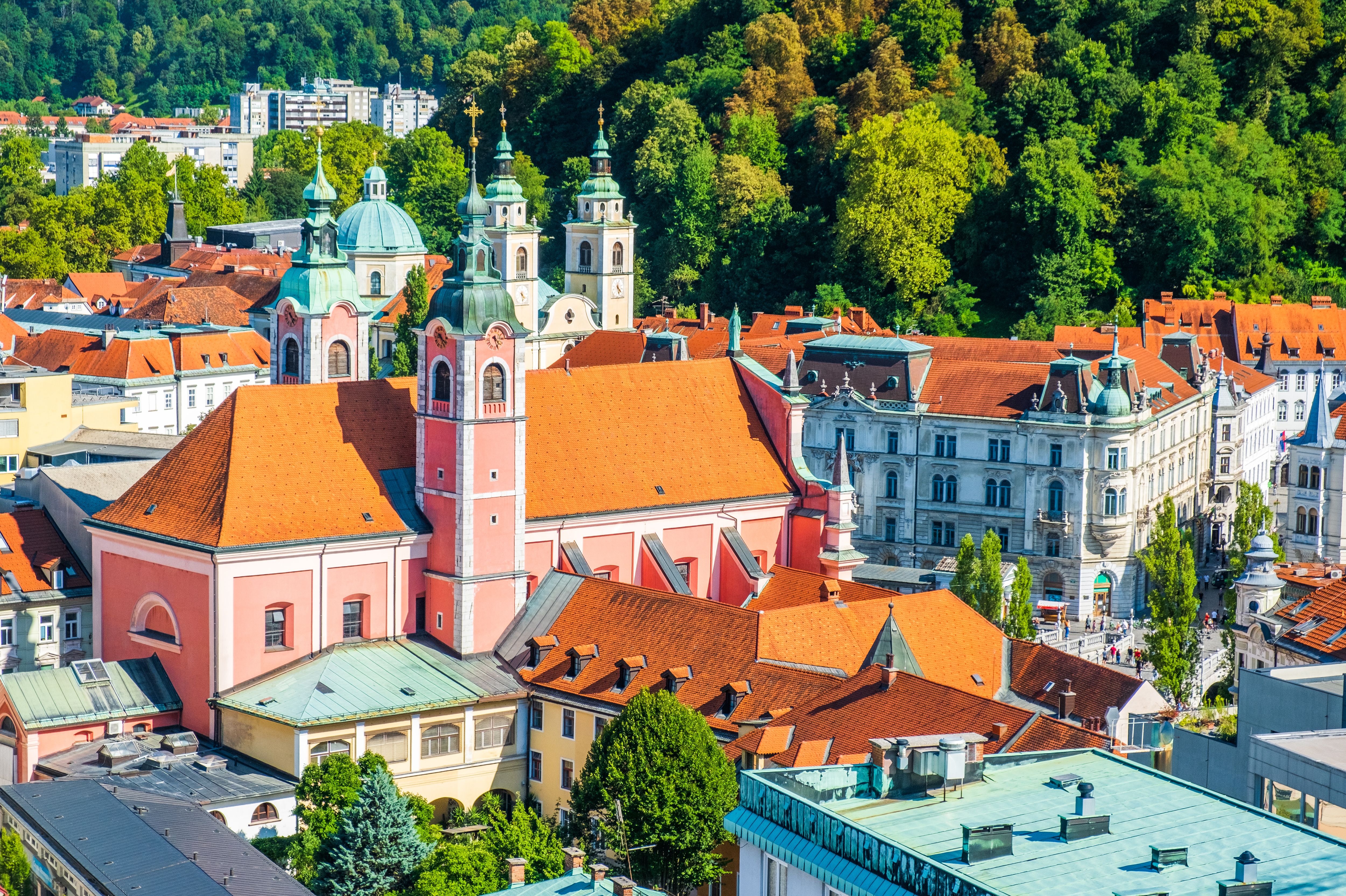 Ljubljana cityscape