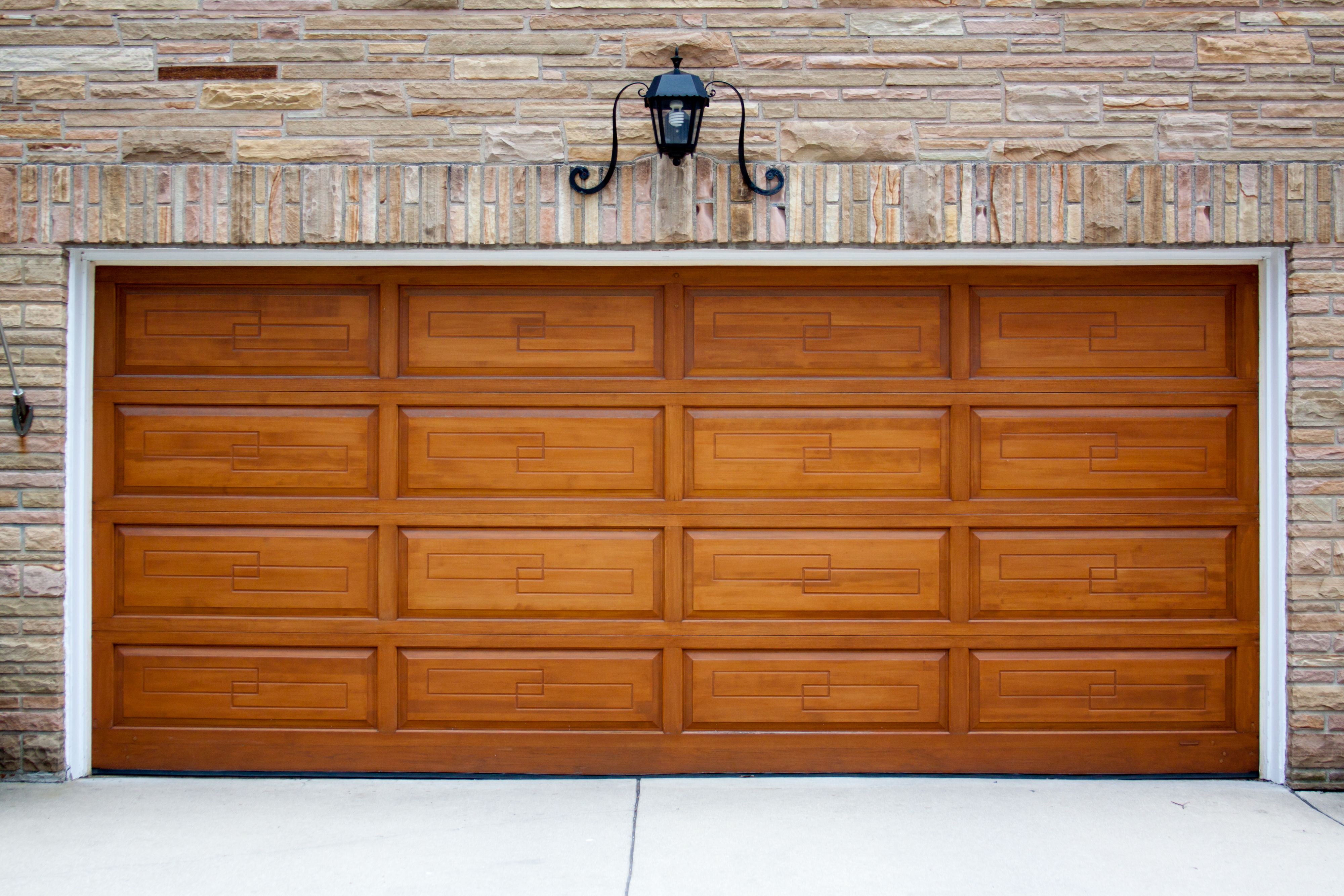 wood garage door