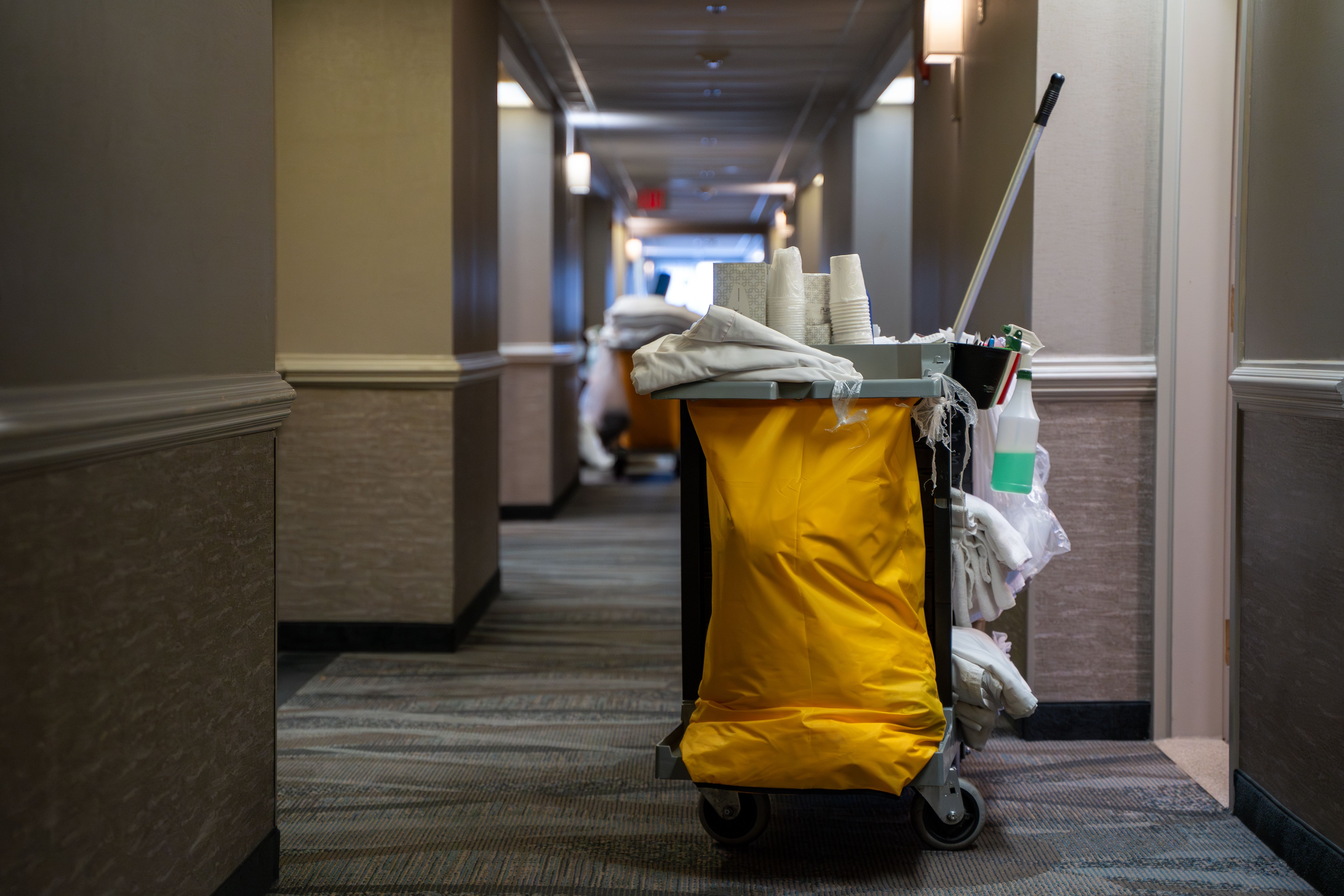 hotel cleaning