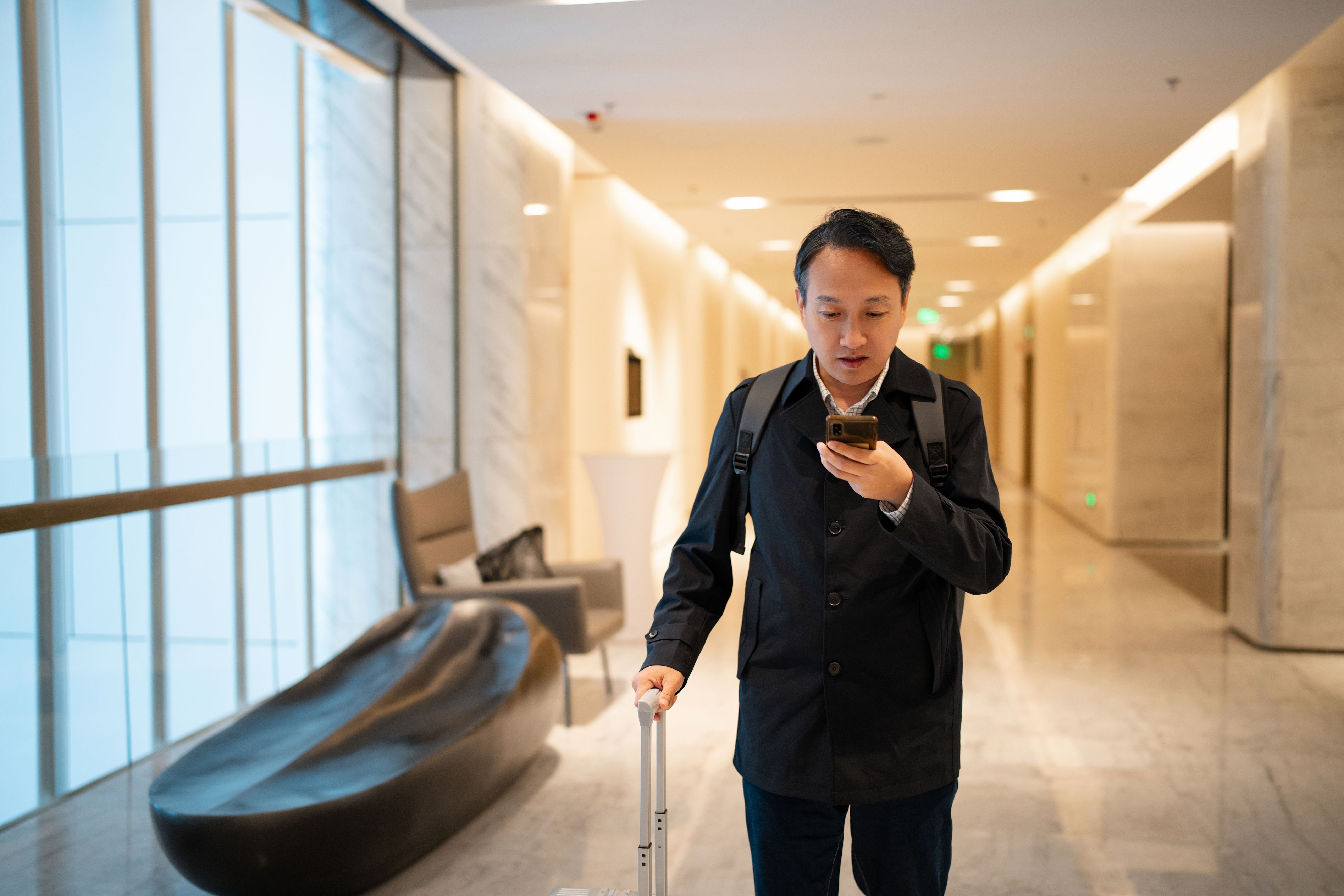 happy business travel