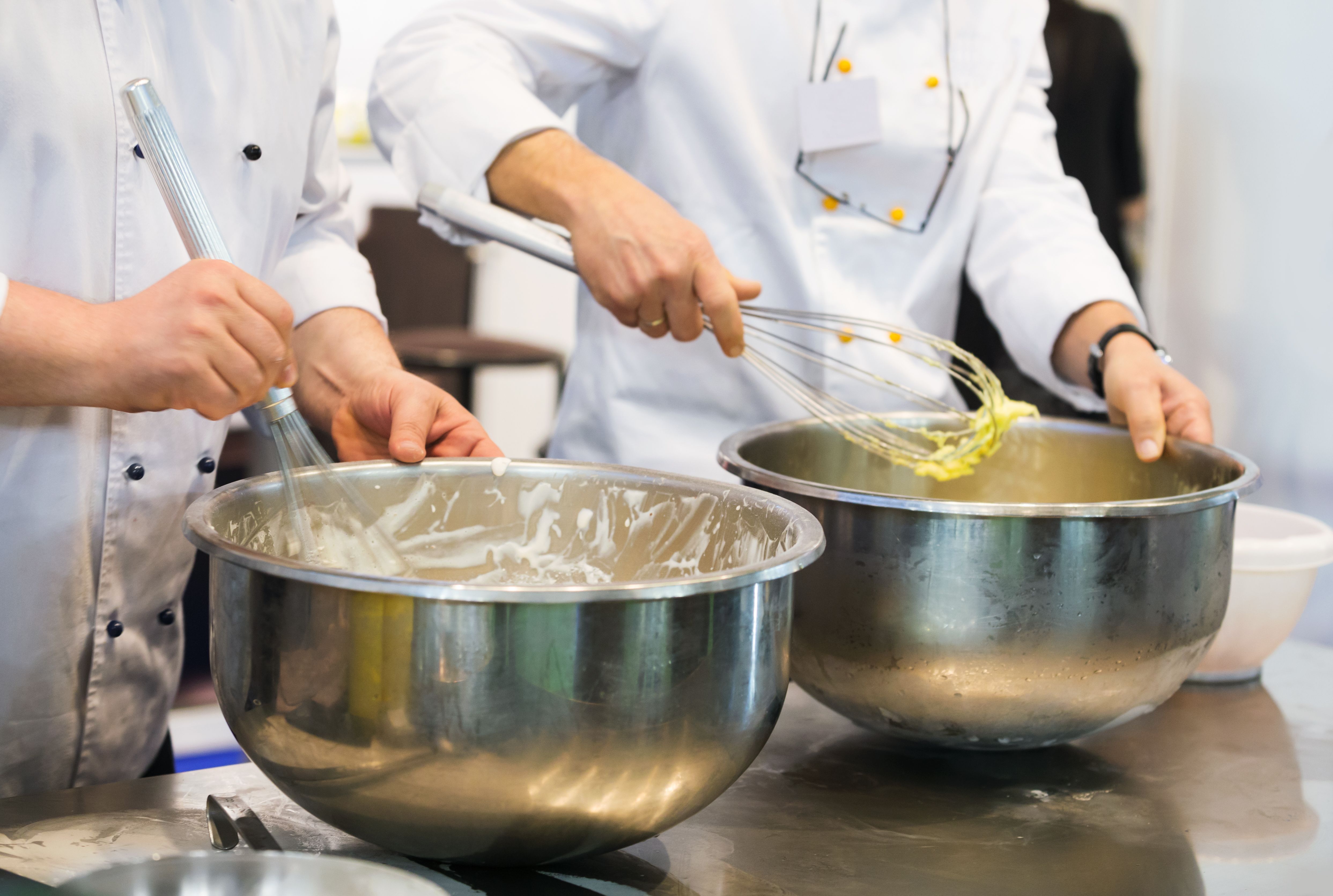 making gelato