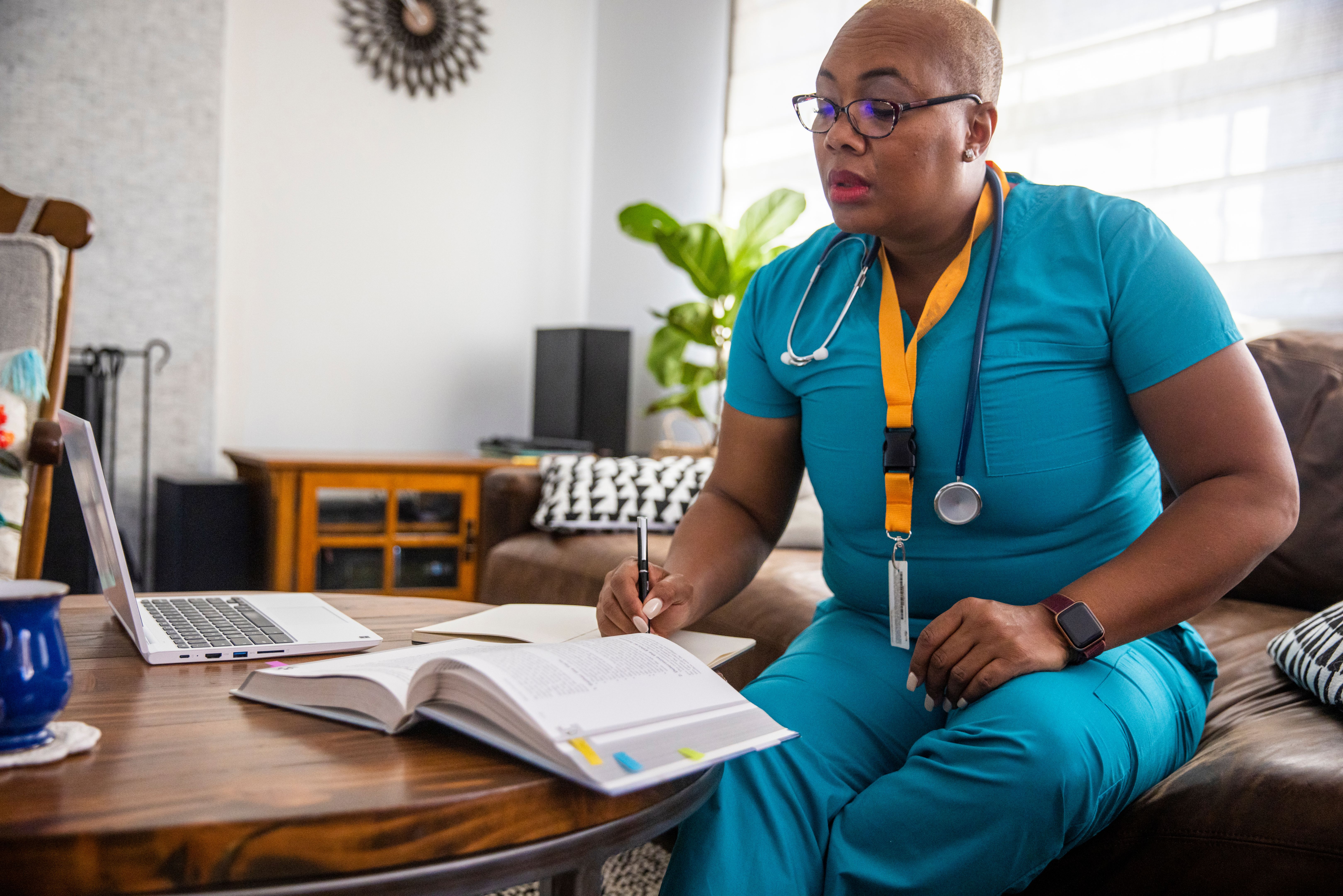 nurse study home