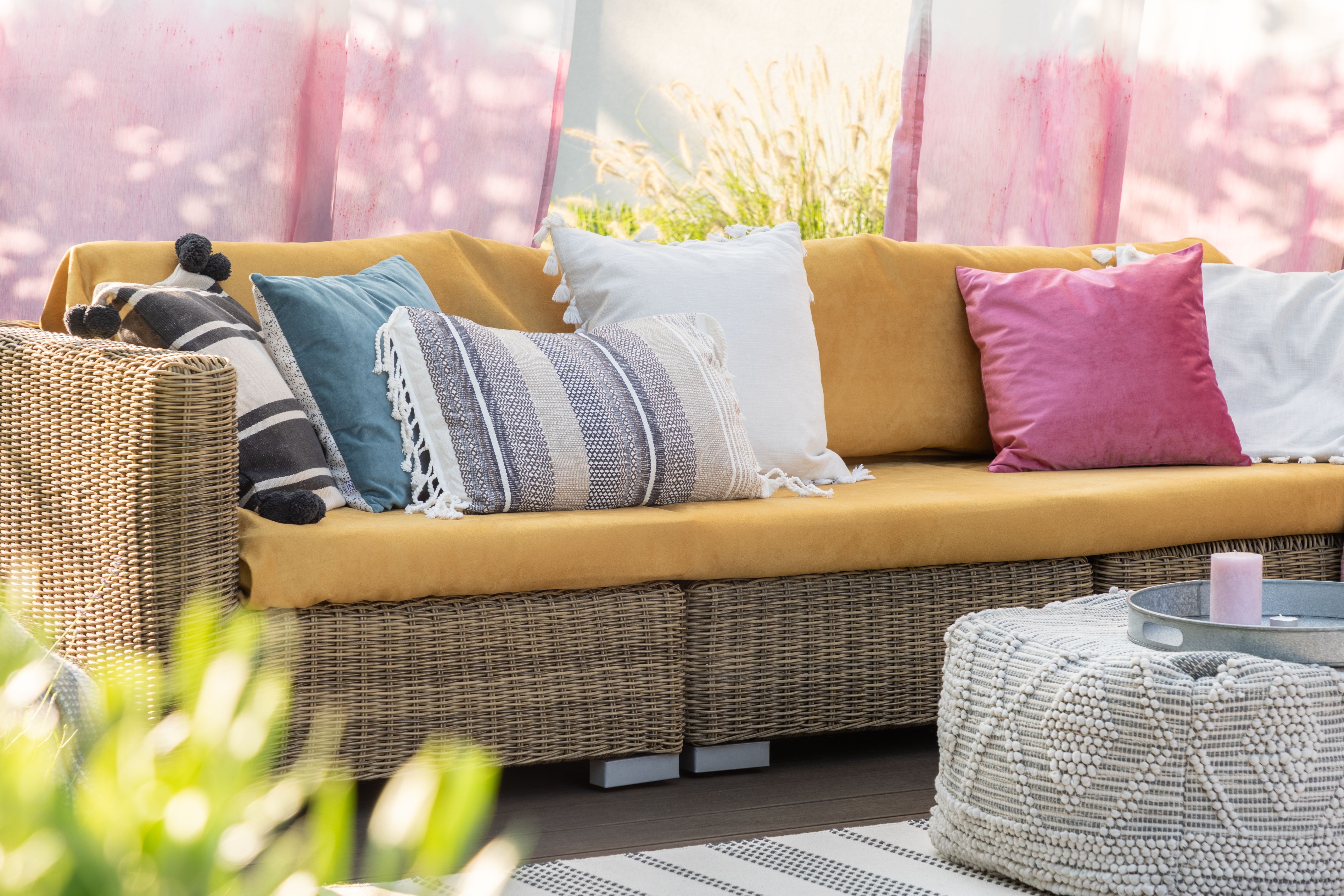 colorful cushions